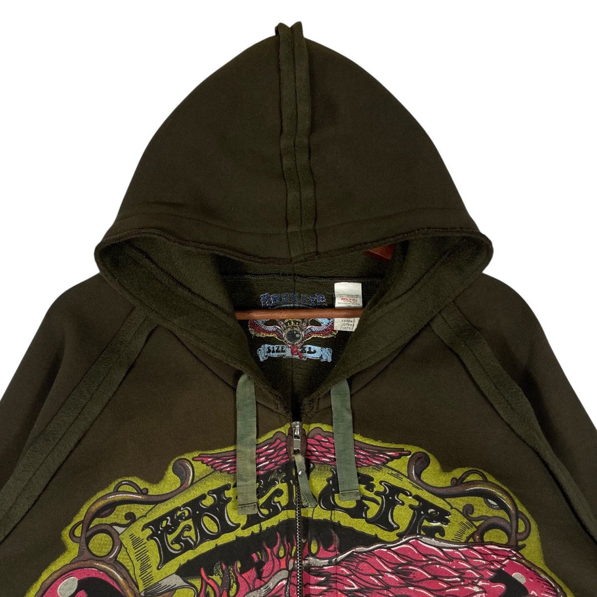 Energie Vintage 90s Energie Bikers Jacket Quilted Lined Jacket Size US XL / EU 56 / 4 - 5 Thumbnail