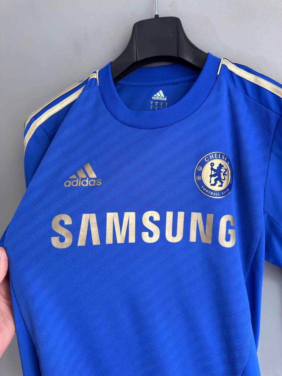 Adidas Chelsea FC 2012/13 Home Long Sleeve Soccer Jersey, Size M Size US M / EU 48-50 / 2 - 7 Thumbnail