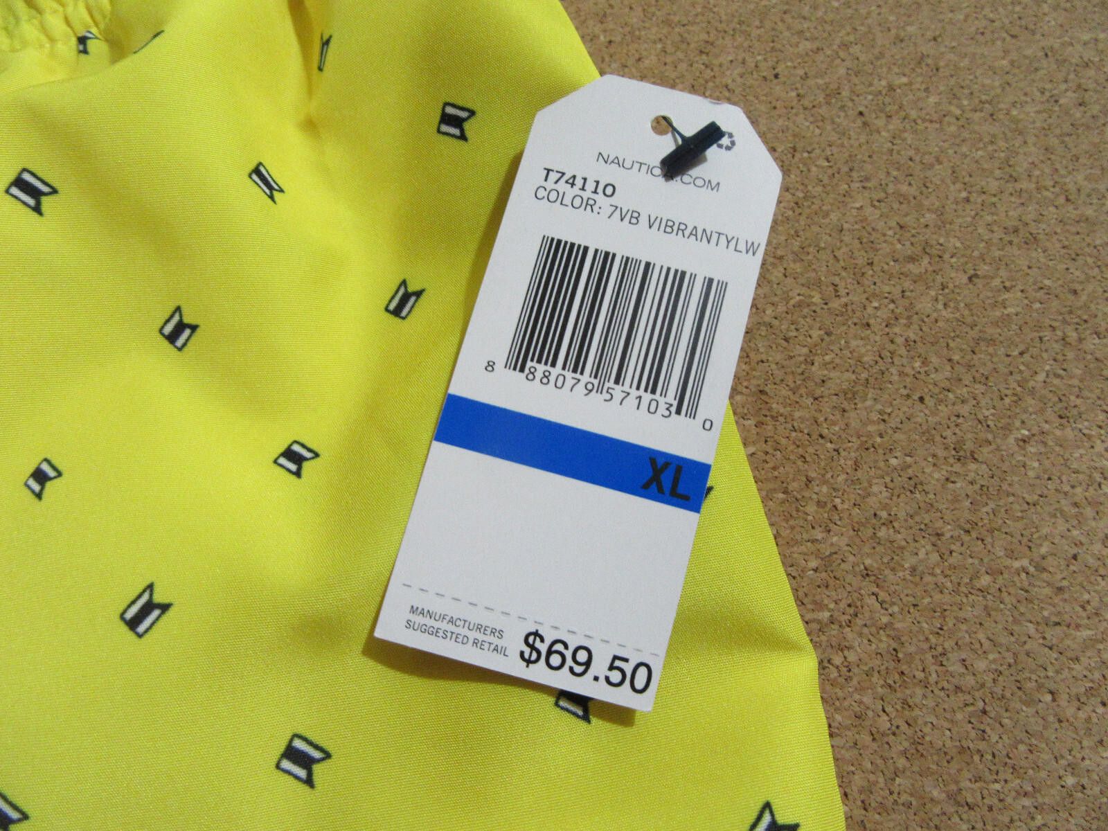 Nautica Nautica All Over Flag Logo Mens Swim Trunks XL NWT Size US 36 / EU 52 - 6 Thumbnail