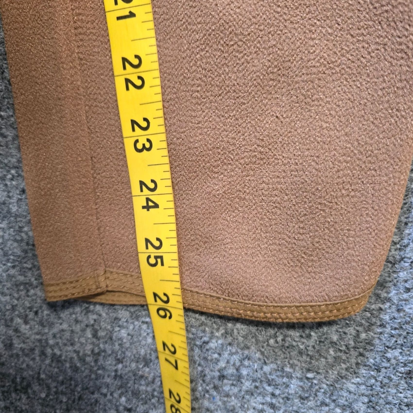 Vintage Wilfred Pants Womens Size 0 Brown Textured Crepe Pull On Pockets Aritzia Casual Pants Women Size 25" / US 0 / IT 36 - 7 Thumbnail
