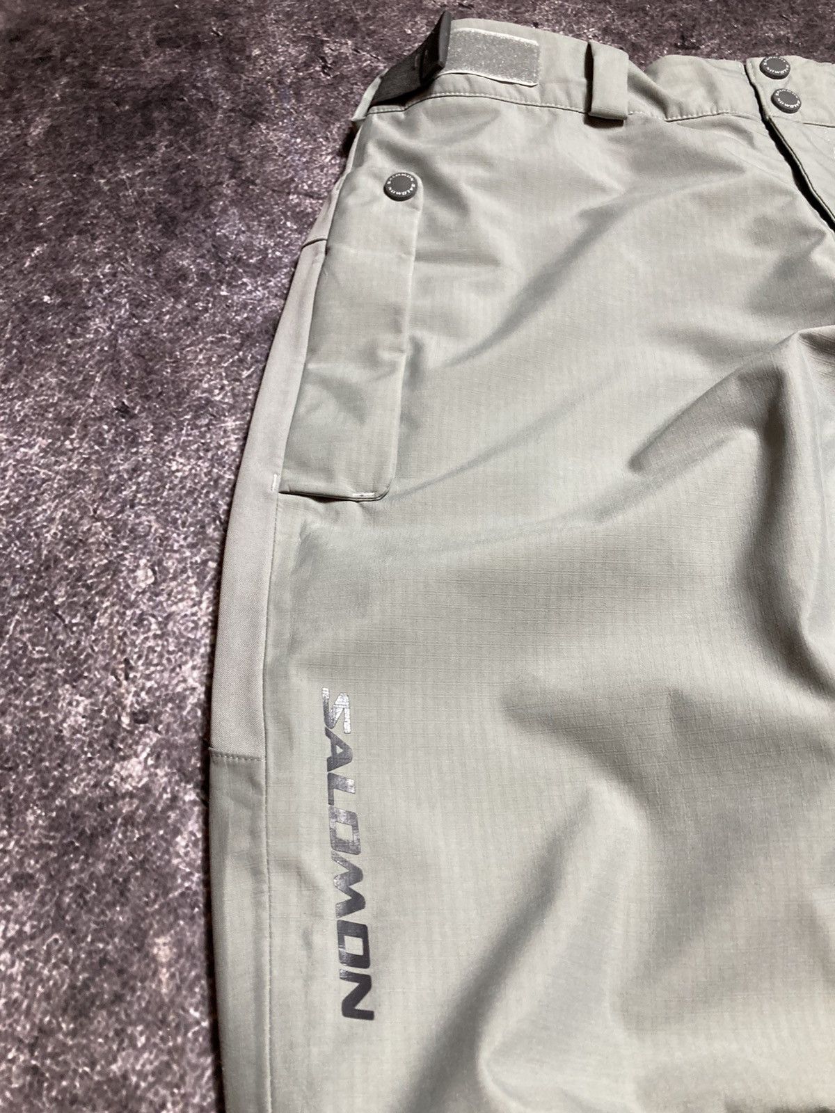 Salomon Vintage Salomon Techwear Ski Pants Clima Pro Storm Grey Size US 32 / EU 48 - 6 Thumbnail