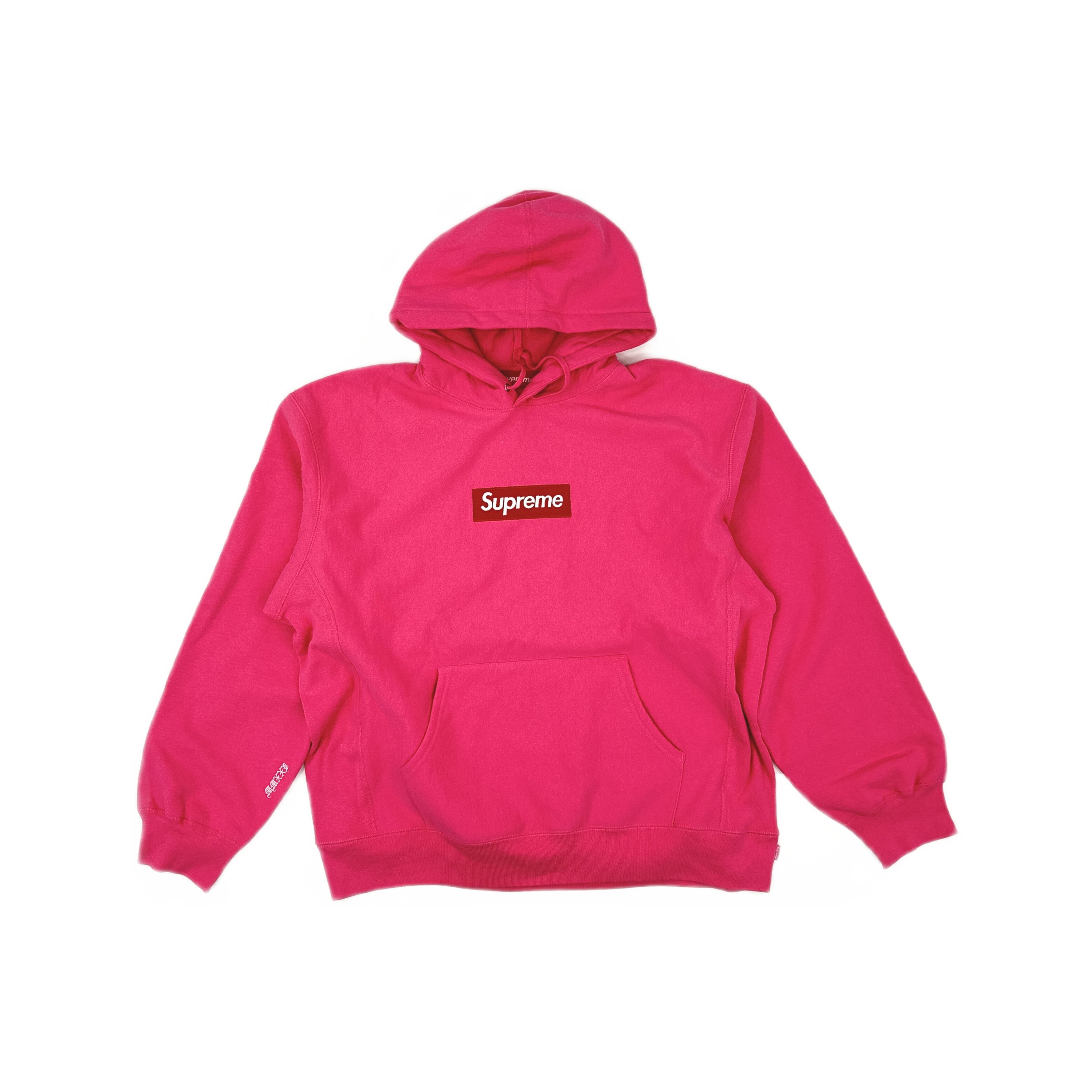 Burberry × Supreme Supreme x Burberry Pink Box Logo Hoodie | Grailed