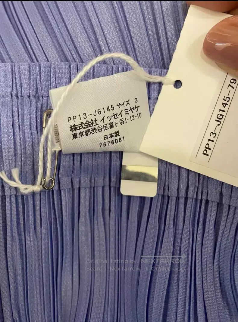 Other Issey Miyake size:3 Blue-purple skirt Size 31" - 3 Thumbnail