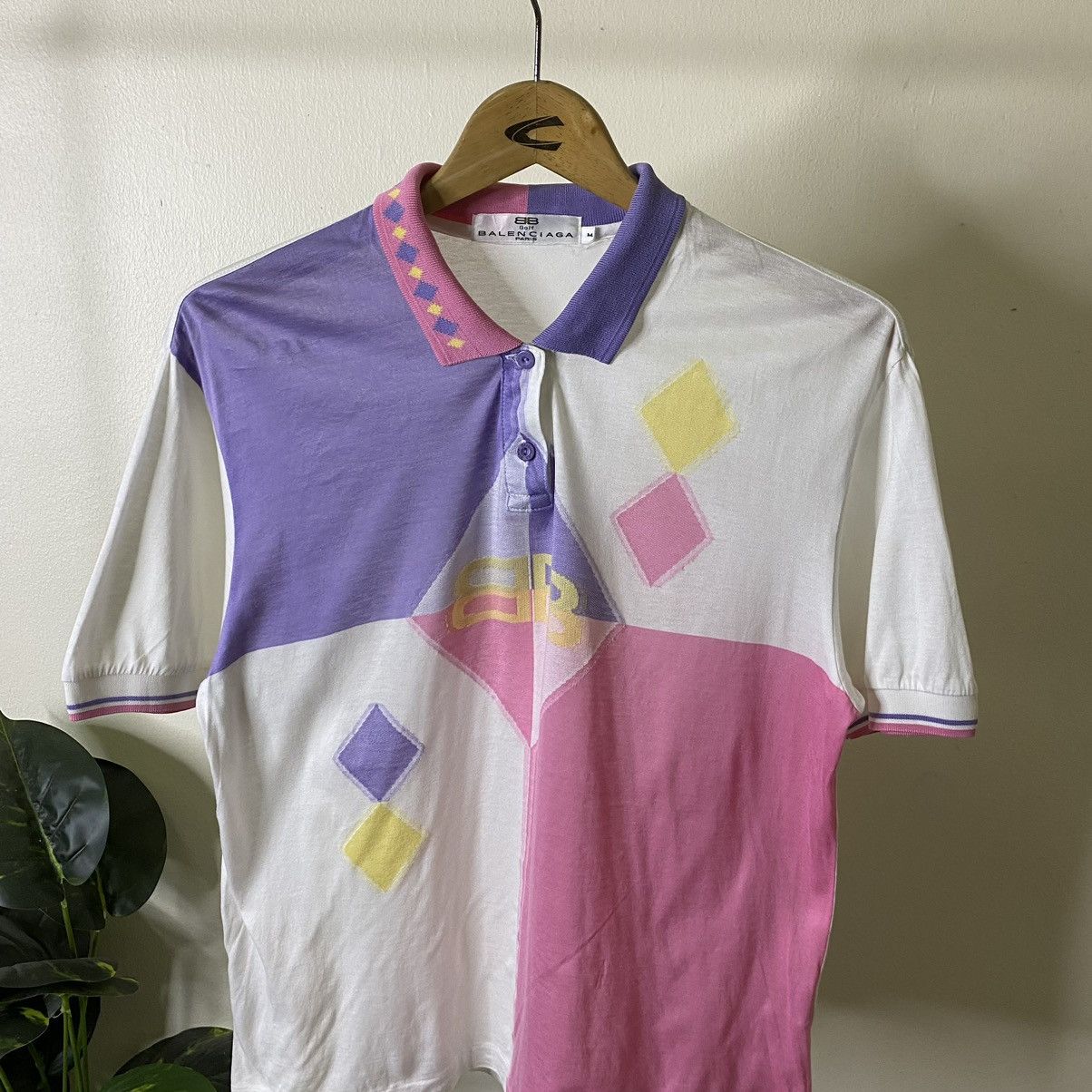 Balenciaga Vintage Balenciaga Paris Golf Polo T Shirt Size US M / EU 48-50 / 2 - 2 Thumbnail