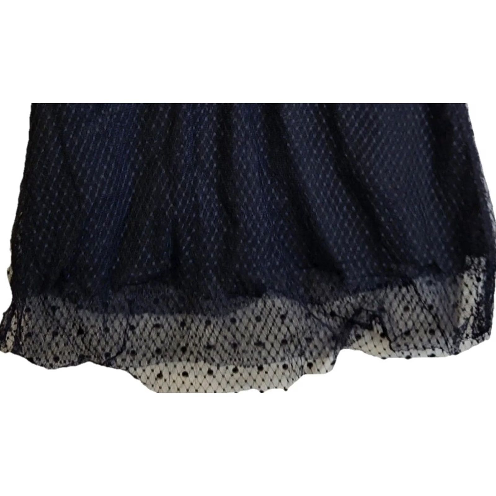 Vintage Valerie Stevens Blouse Puff Sleeve Floral Lace Embroidered Black S Women Regular Size S / US 4 / IT 40 - 6 Thumbnail
