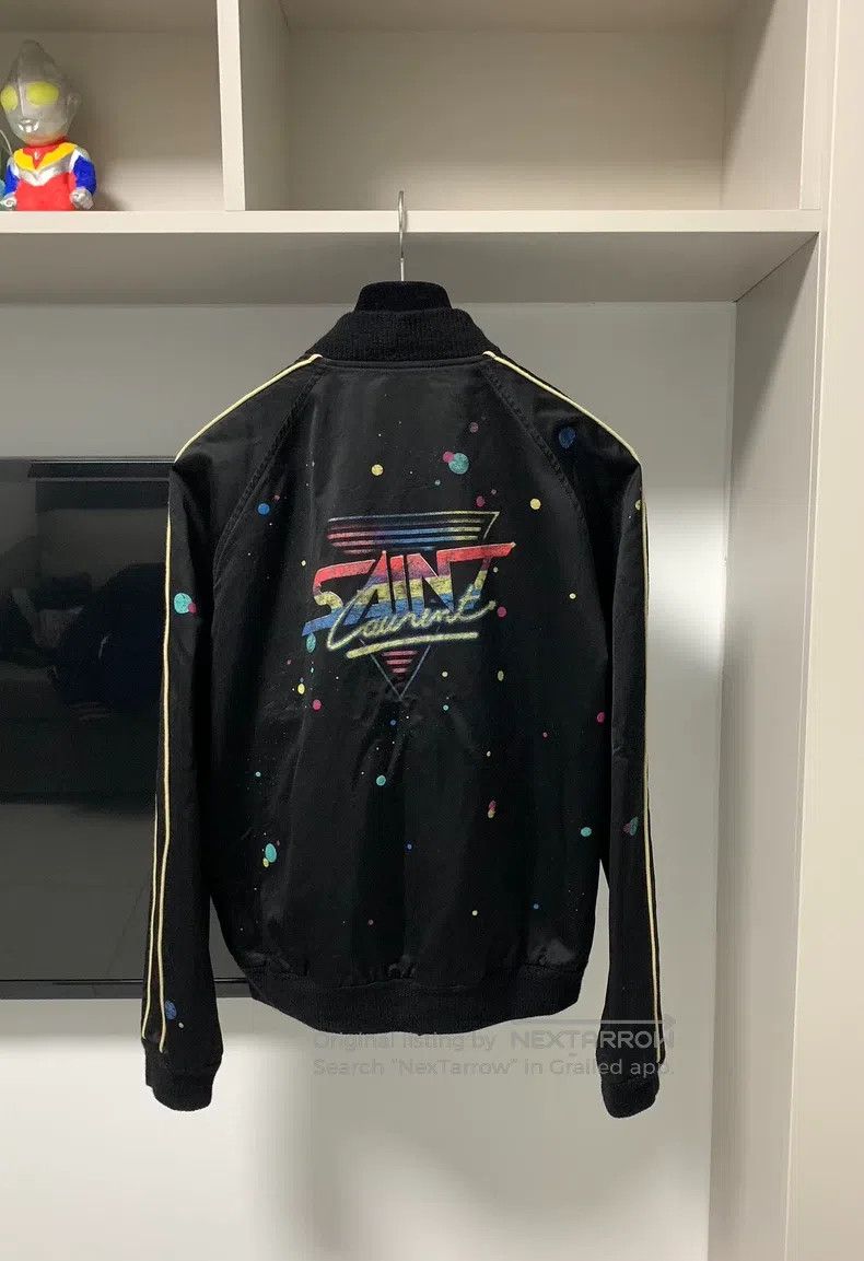 Saint Laurent Paris Saint Laurent Paris Black Ink Splatter Jacket Size US L / EU 52-54 / 3 - 2 Thumbnail