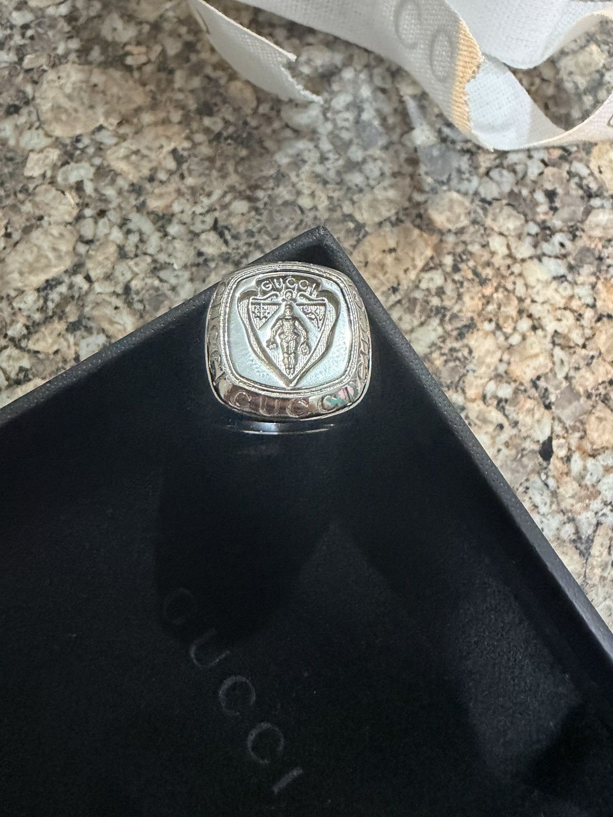 Gucci Gucci la famiglia Demna signet ring Size ONE SIZE - 6 Thumbnail