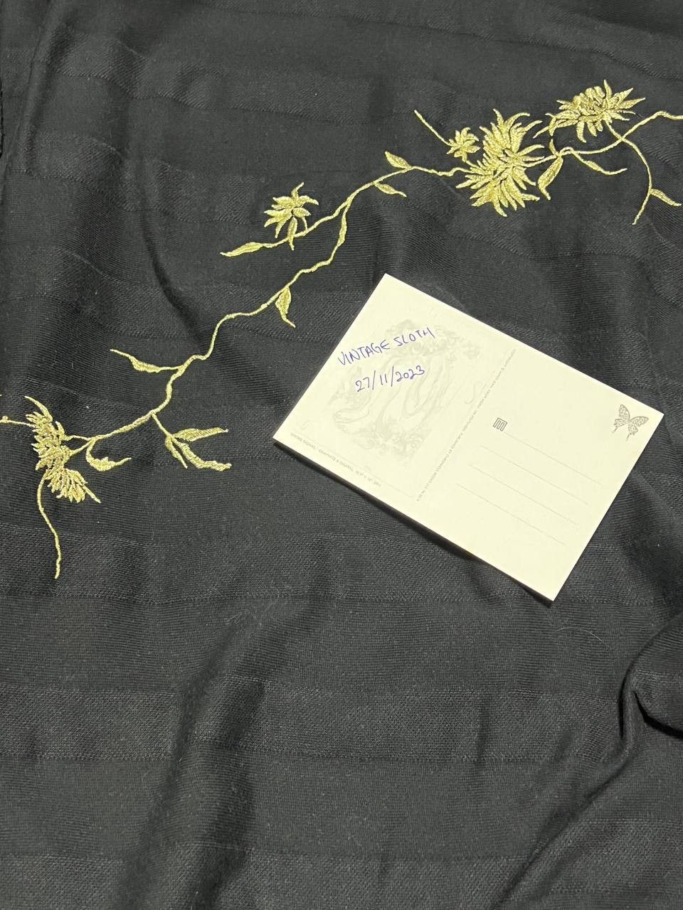 Haider Ackermann Haider Ackermann Black Floral Embroidered Sweatshirt Size US L / EU 52-54 / 3 - 4 Thumbnail