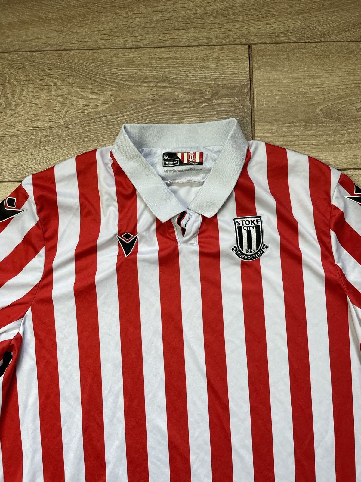 Macron Stoke City Macron 2023 2024 football shirt jersey 4xl Size US XXL / EU 58 / 5 - 2 Thumbnail