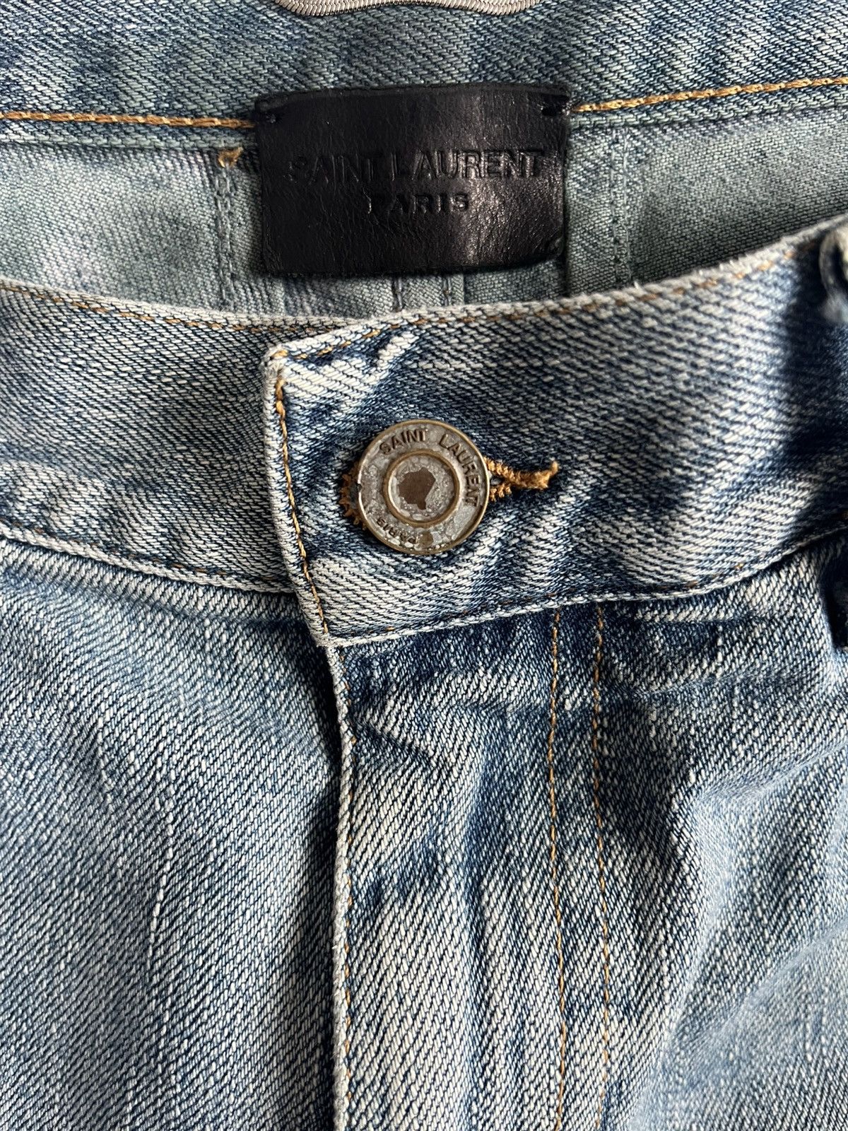 Saint Laurent Paris Saint Laurent Paris Hedi Jeans Size US 31 - 2 Thumbnail