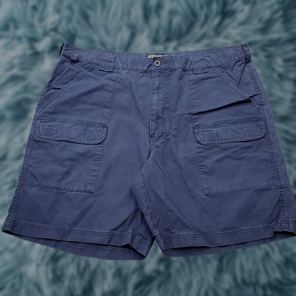 Eddie Bauer Eddie Bauer Cargo Shorts Mens 42 Navy Authentic Outdoor Utility Pocket High Rise Shirt? Size US 42 / EU 58 - 1 Thumbnail