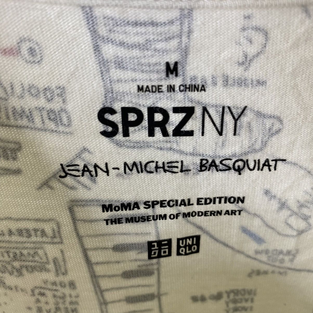 Jean-Michel Basquiat JMB x Moma Special Edition Art Tshirt AllOverPrint Size US M / EU 48-50 / 2 - 3 Thumbnail