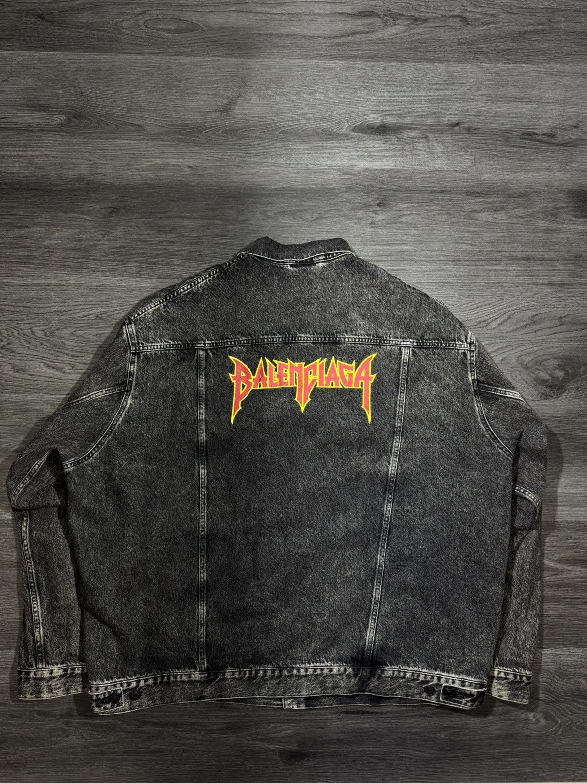 Balenciaga Balenciaga metal denim jacket Size US XL / EU 56 / 4 - 2 Thumbnail