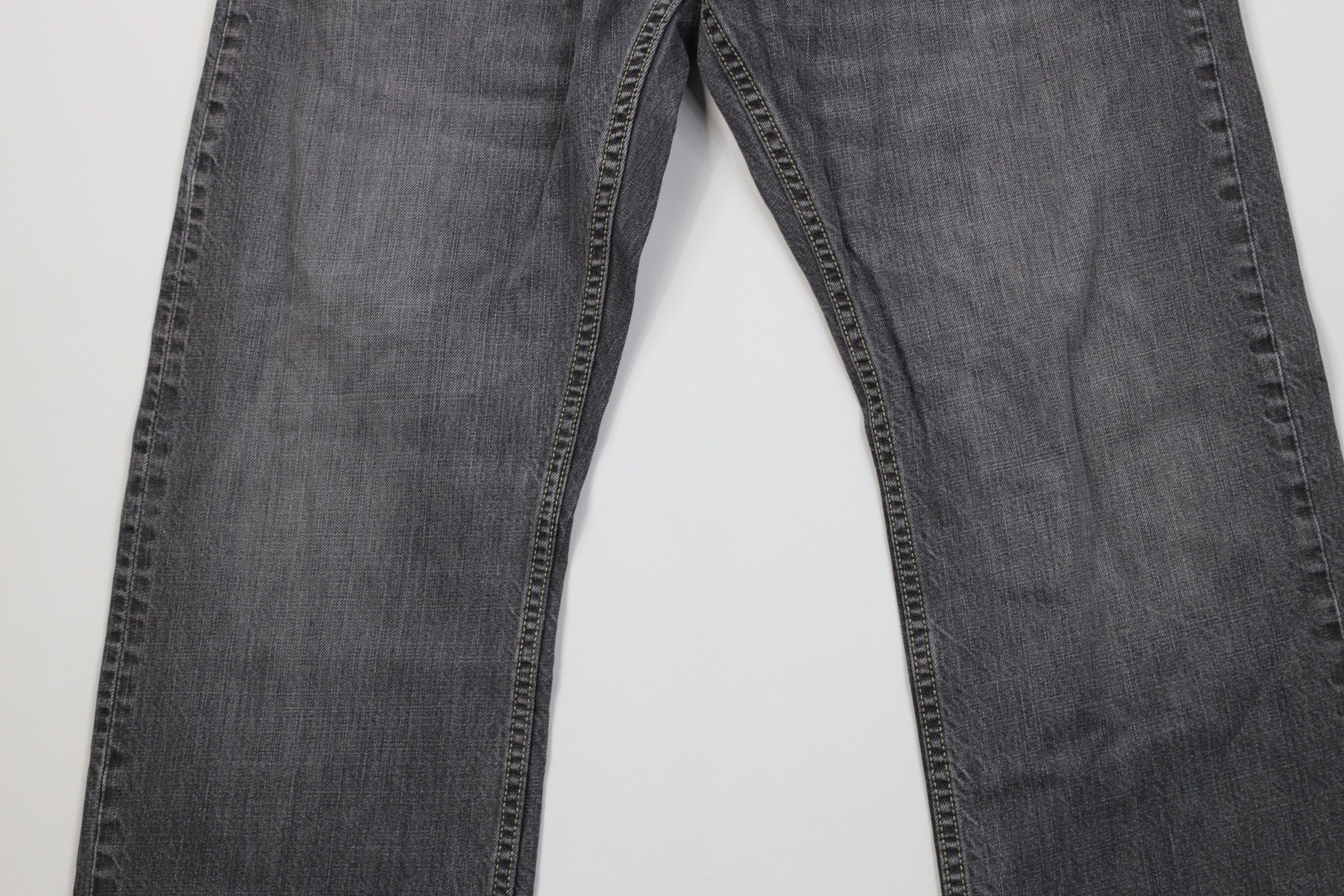 Levi's Vintage Y2K Levis 514 Straight Leg Denim Jeans Gray Cotton Size US 36 / EU 52 - 3 Thumbnail