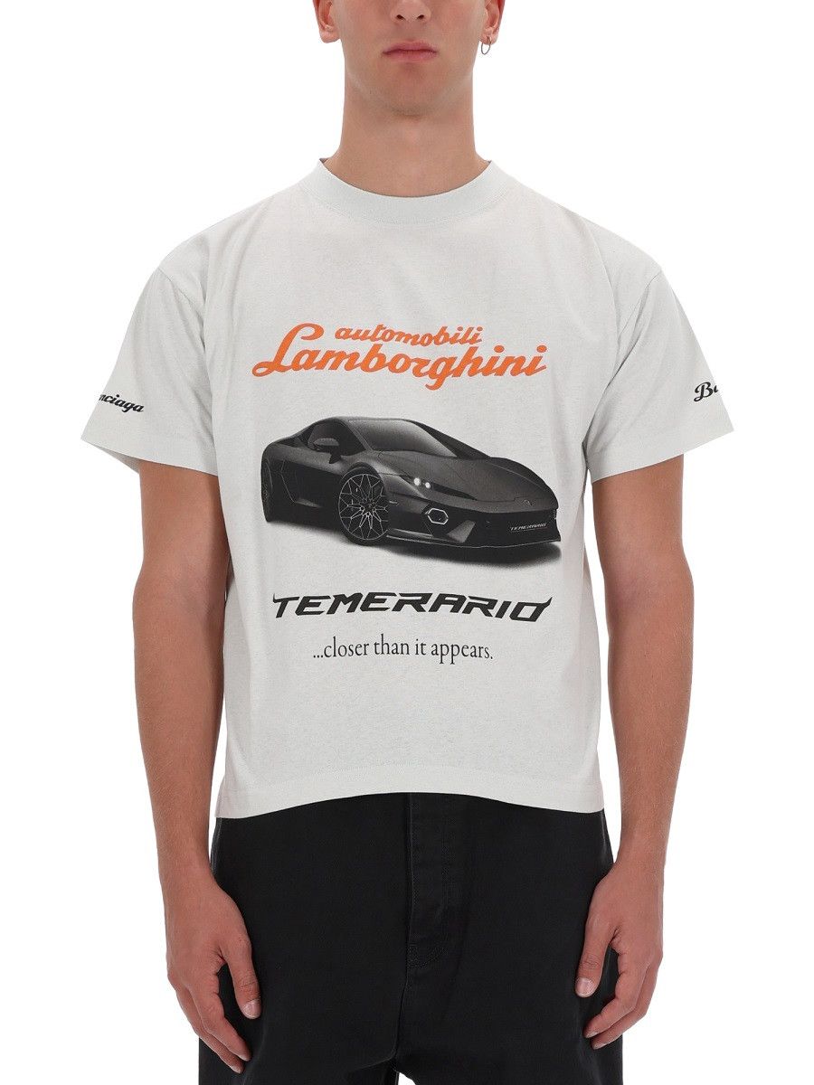 Balenciaga BALENCIAGA BOXY FIT T-SHIRT - WHITE Size US M / EU 48-50 / 2 - 1 Thumbnail