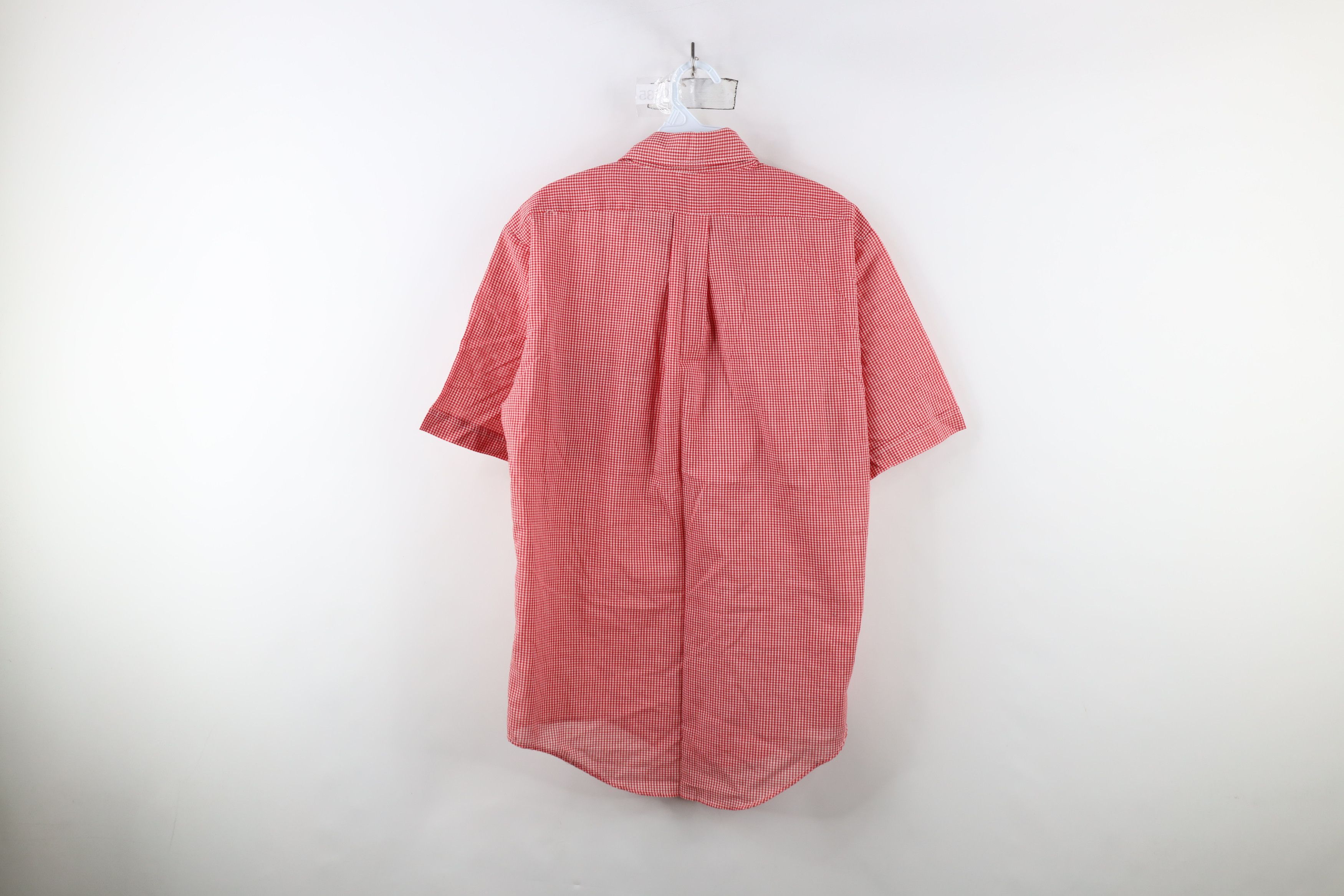 Vintage Vintage 90s Streetwear Gingham Short Sleeve Button Shirt Size US M / EU 48-50 / 2 - 8 Thumbnail