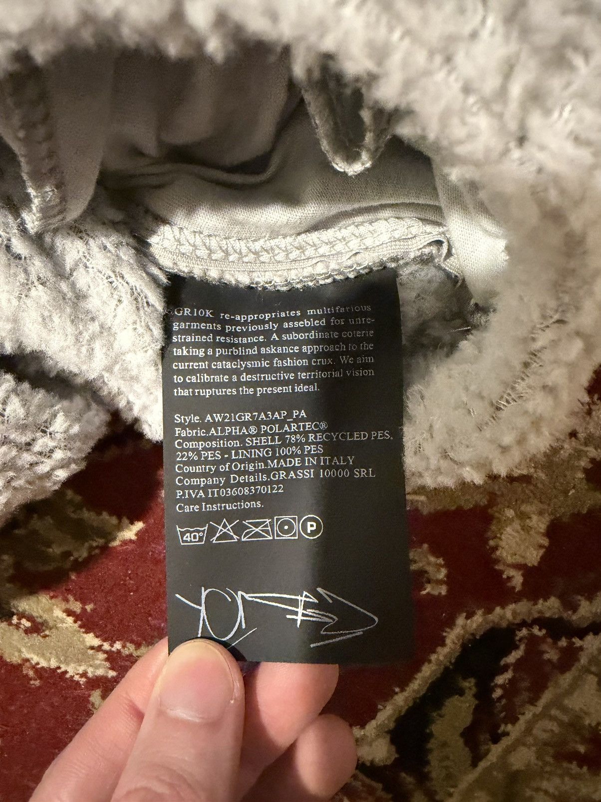 GR10K GR10K Polartec Fleece Pullover Size US S / EU 44-46 / 1 - 3 Thumbnail
