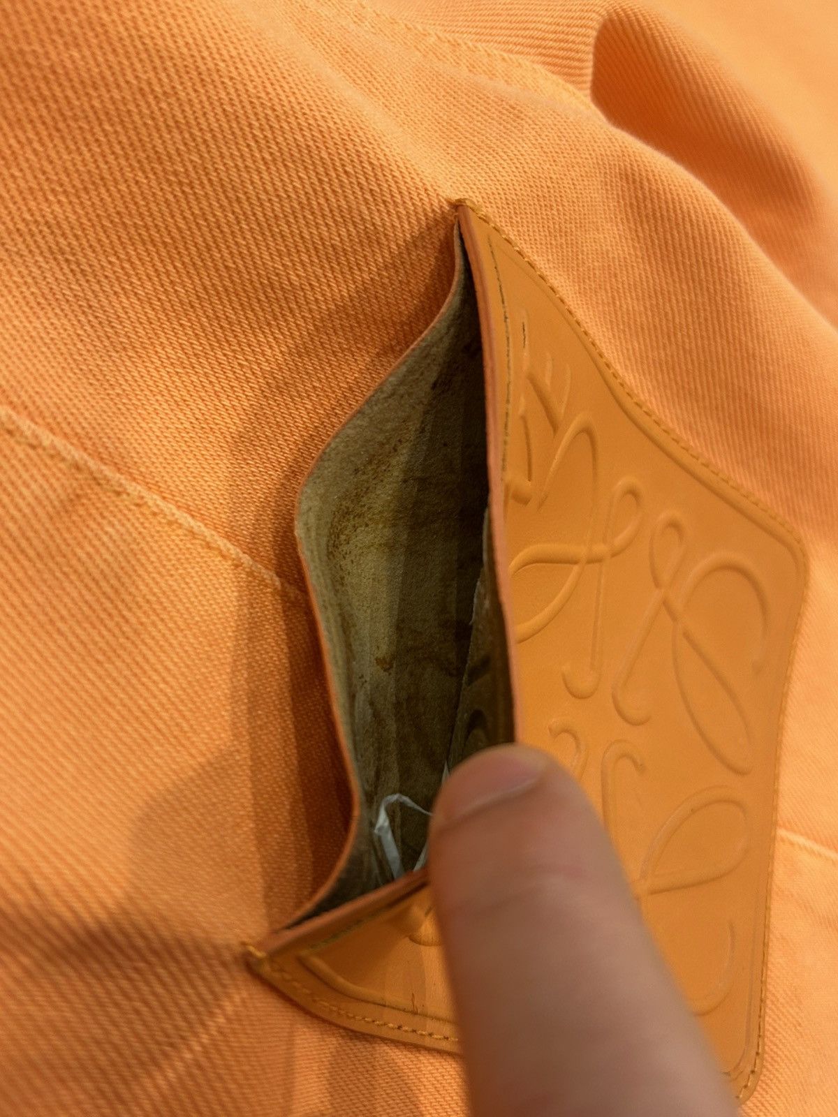Loewe Loewe Anagram Denim Workwear Jacket - Orange Size US M / EU 48-50 / 2 - 6 Thumbnail