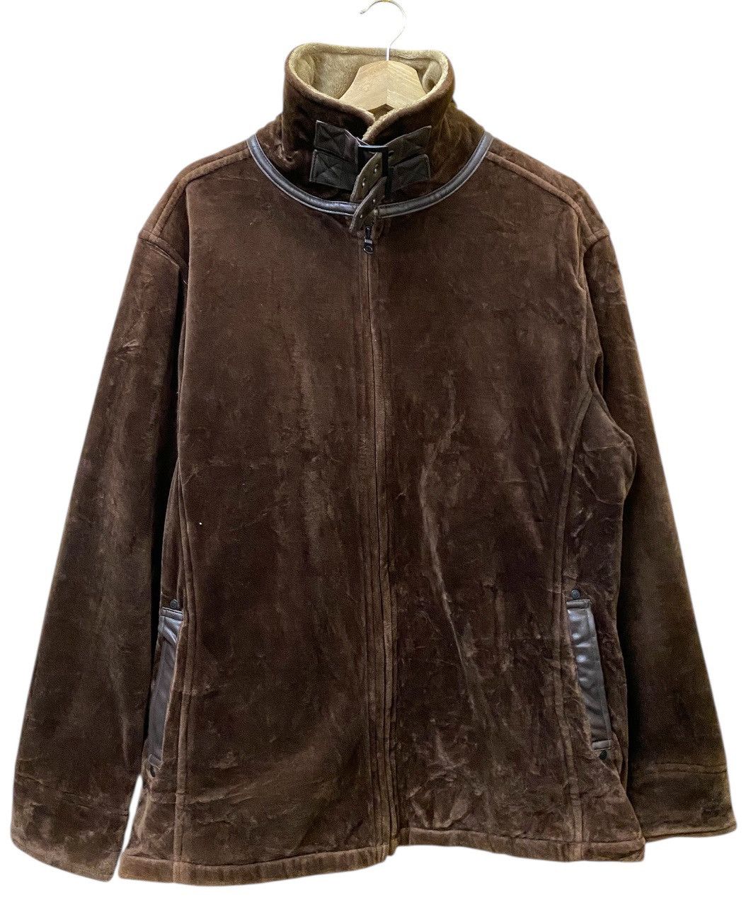 Japanese Brand First Down Fleece Jaket Zipper Brown Colour Size US L / EU 52-54 / 3 - 1 Thumbnail