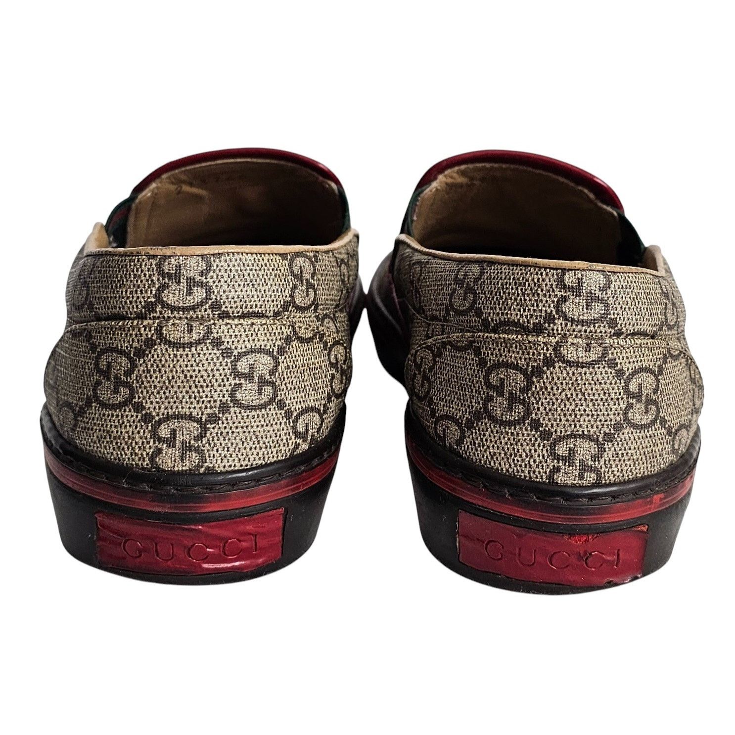 Gucci Gucci GG Supreme coated canvas slip-on loafers Size US 6 / IT 36 - 5 Thumbnail