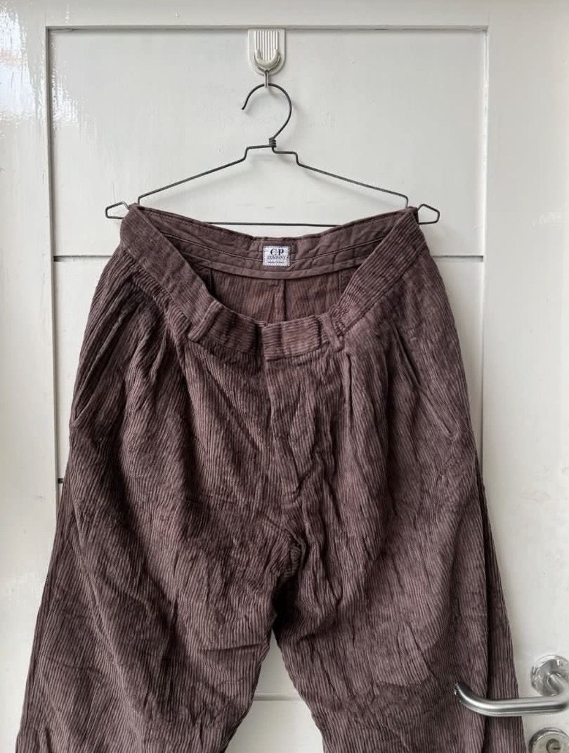 C.P. Company C.P COMPANY Stone Island Brown Pleats Pants Size US 31 - 5 Thumbnail