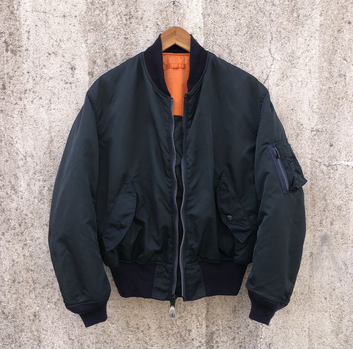 Vintage Vintage Flyer’s Man Intermediate Ma-1 Bomber Jacket Size US L / EU 52-54 / 3 - 2 Thumbnail