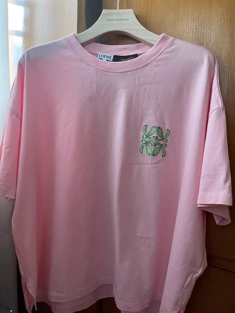 Loewe LOEWE Pink cactus T-shirt Size S / US 4 / IT 40 - 1 Thumbnail