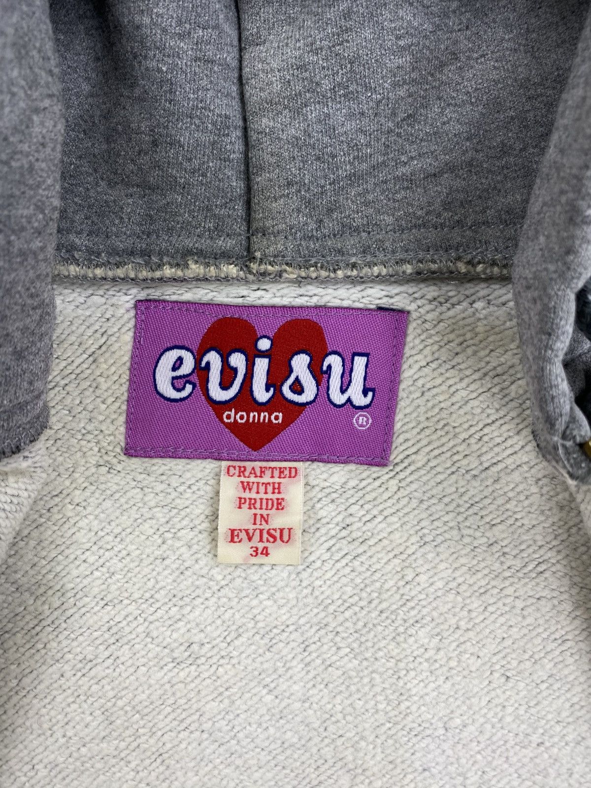 Evisu × Japanese Brand × Vintage Vintage Evisu Embroidery Logo Zipper Hoodie Size US S / EU 44-46 / 1 - 8 Thumbnail