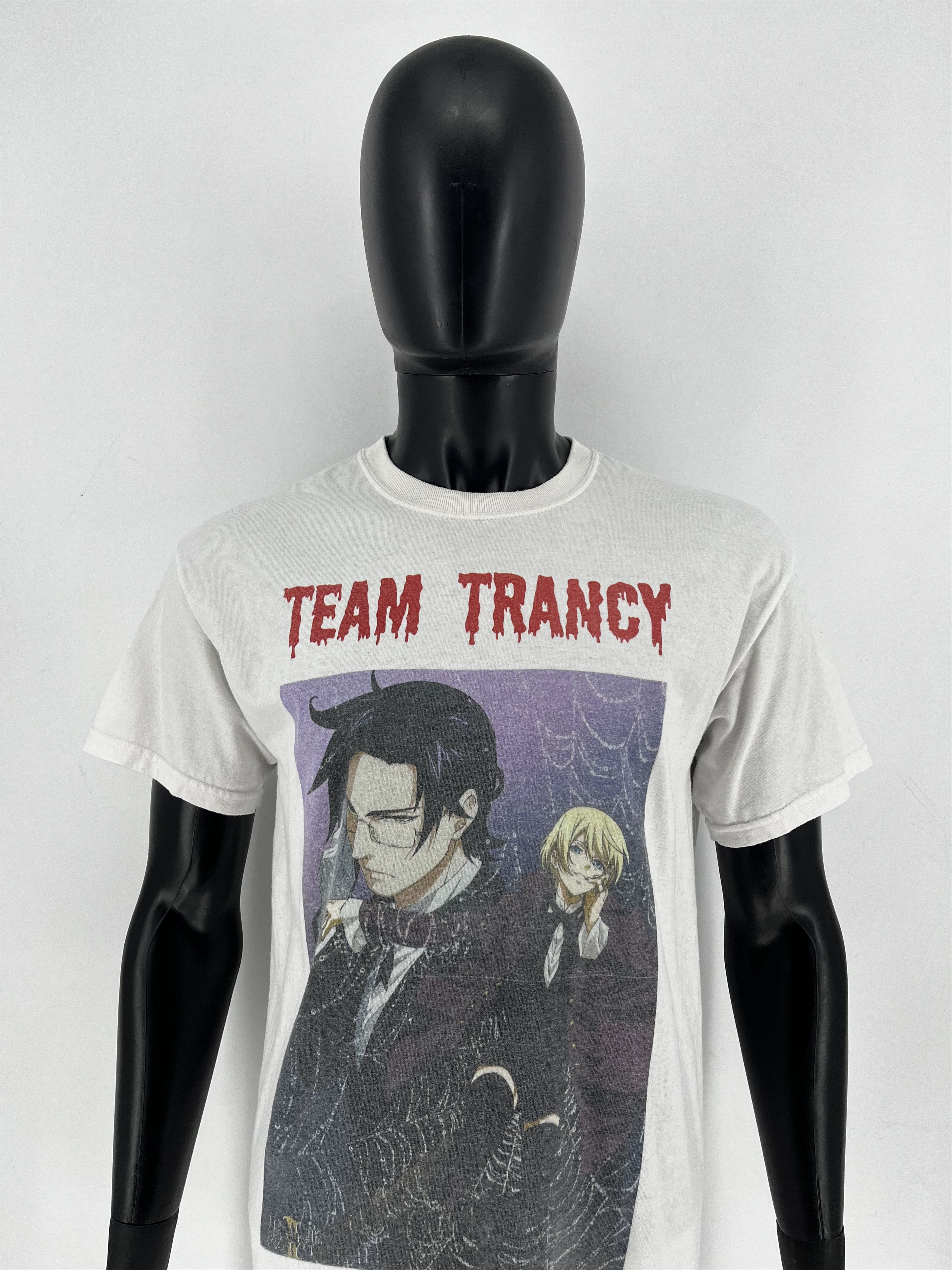 Anime Team Trancy Anime Tee – , White Graphic, Black Butler Size US M / EU 48-50 / 2 - 2 Thumbnail