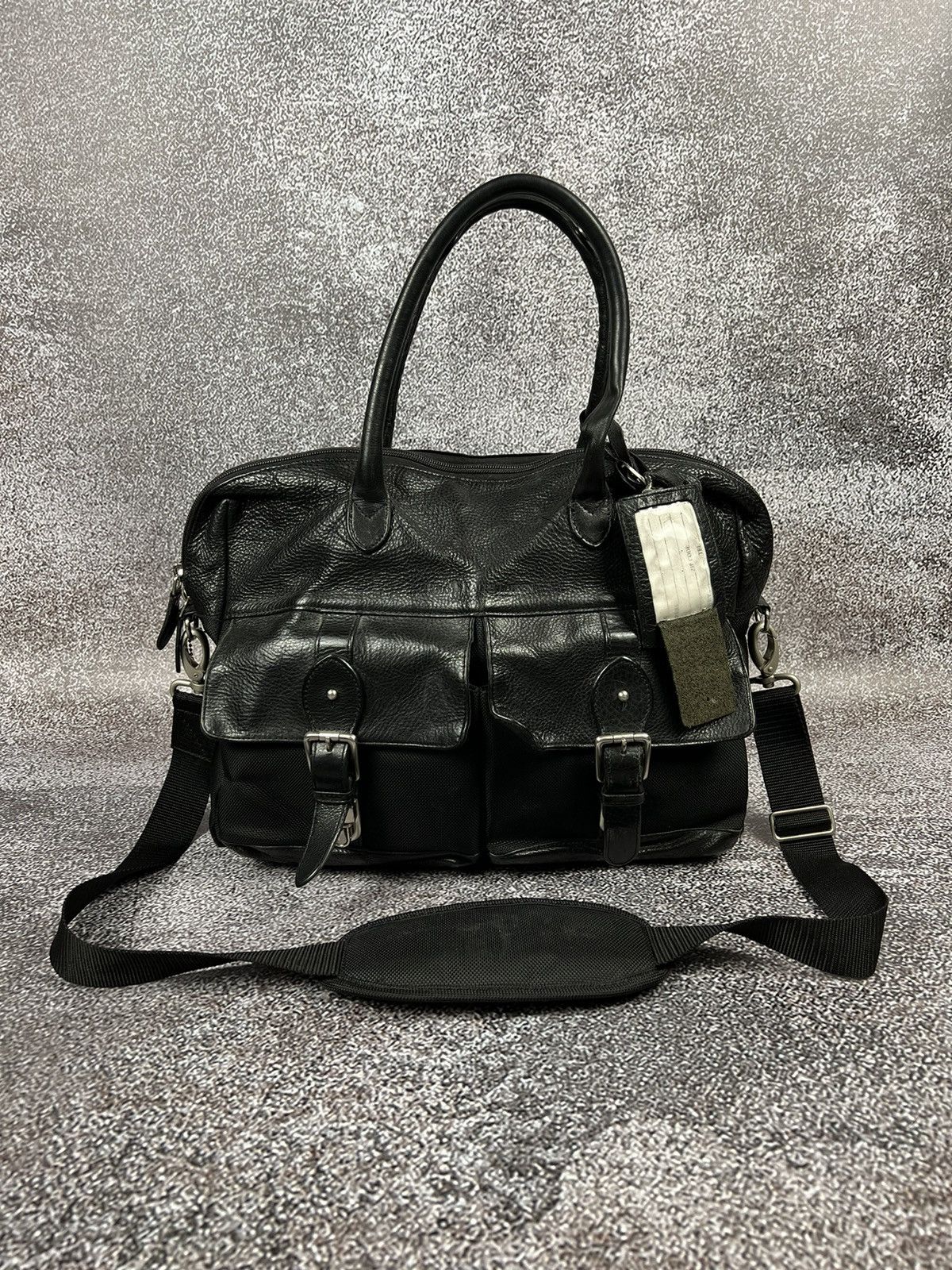 希少 90S POLO RALPH LAUREN トラベルバッグ PVC レザー EXCELLENT USED) 90s ポロラルフローレン PVC×レザー ショルダーバッグ