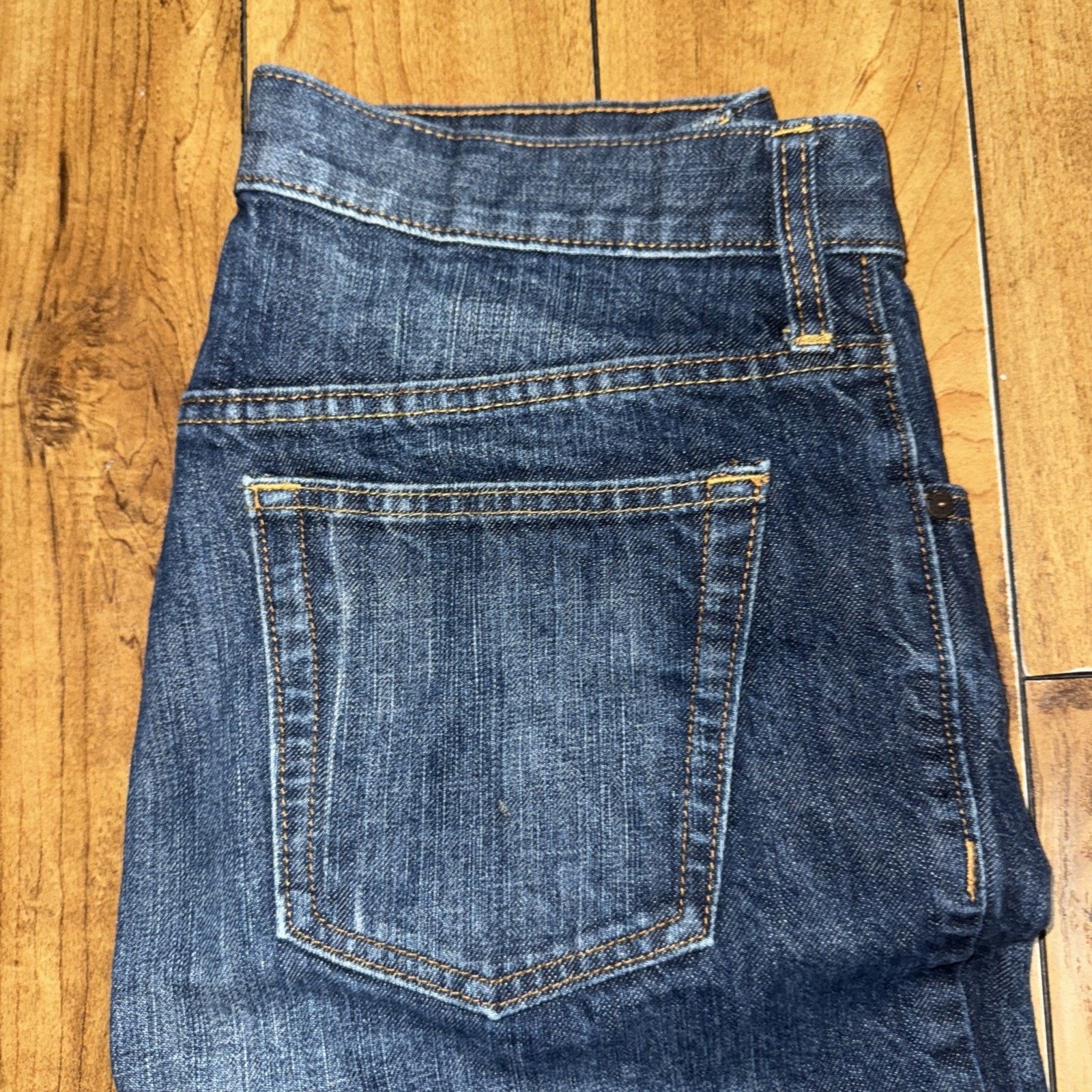 Old Navy × Vintage Old Navy Famous Jeans Red Line Raw Denim Blue 32x30 Size US 32 / EU 48 - 2 Thumbnail