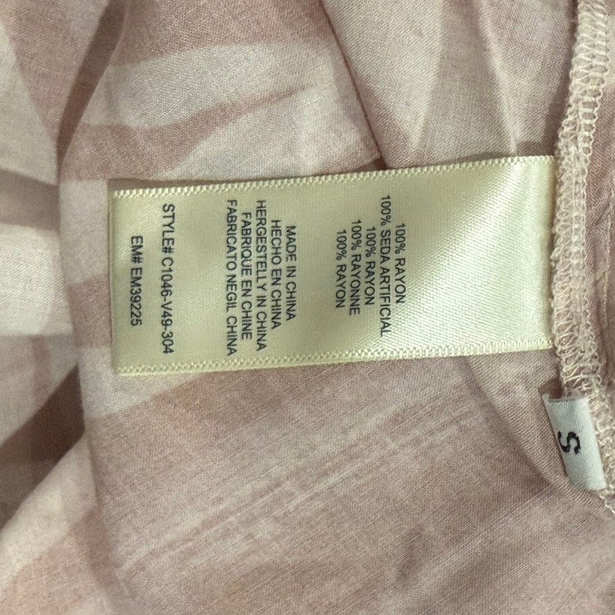 Anthropologie Cloth & Stone Women Small Pink Zebra Print Button-Down Shirt Size S / US 4 / IT 40 - 6 Thumbnail