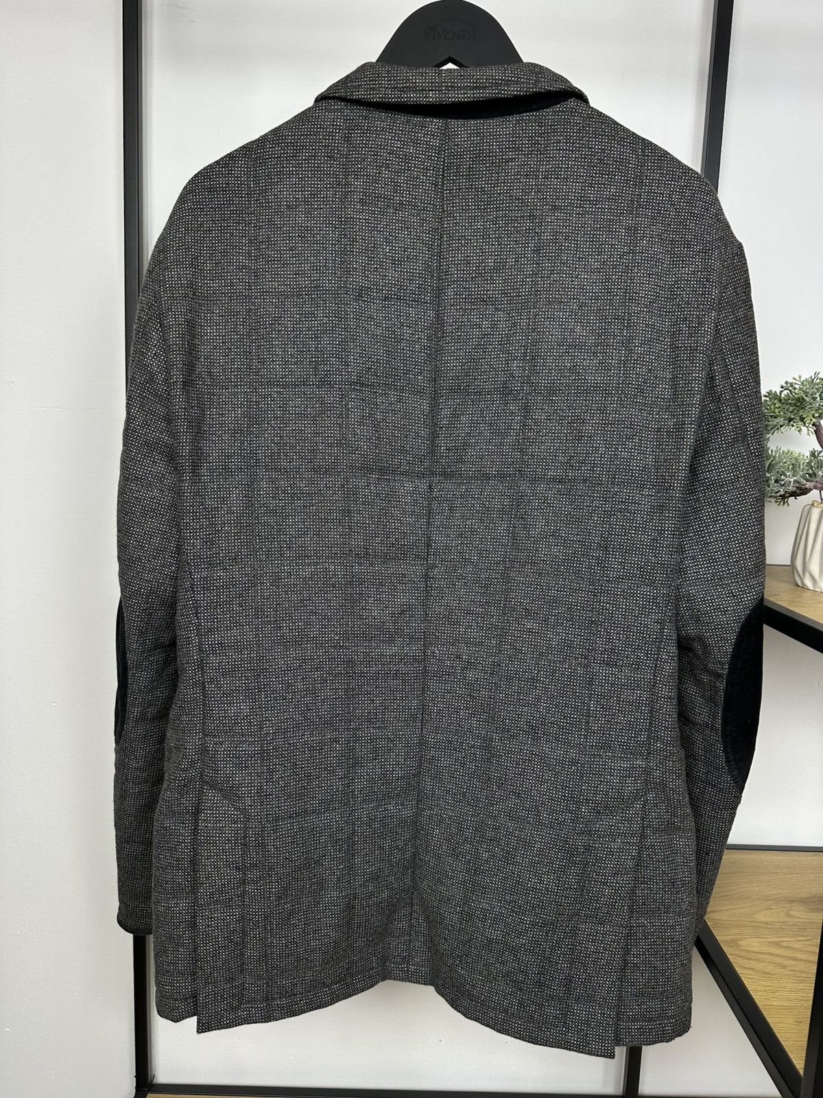 Hugo Boss Hugo Boss Wool Jacket Men’s Blazer Quilted Grey 54 Size Size US L / EU 52-54 / 3 - 19 Thumbnail