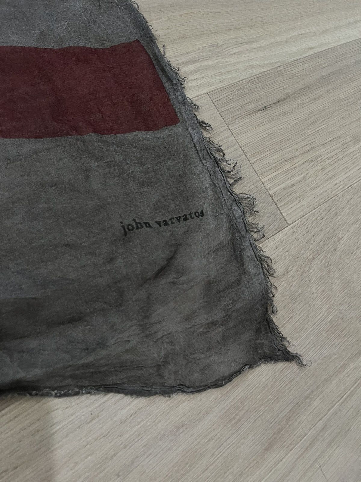 John Varvatos American flag scarf. Brown red. Size ONE SIZE - 6 Thumbnail