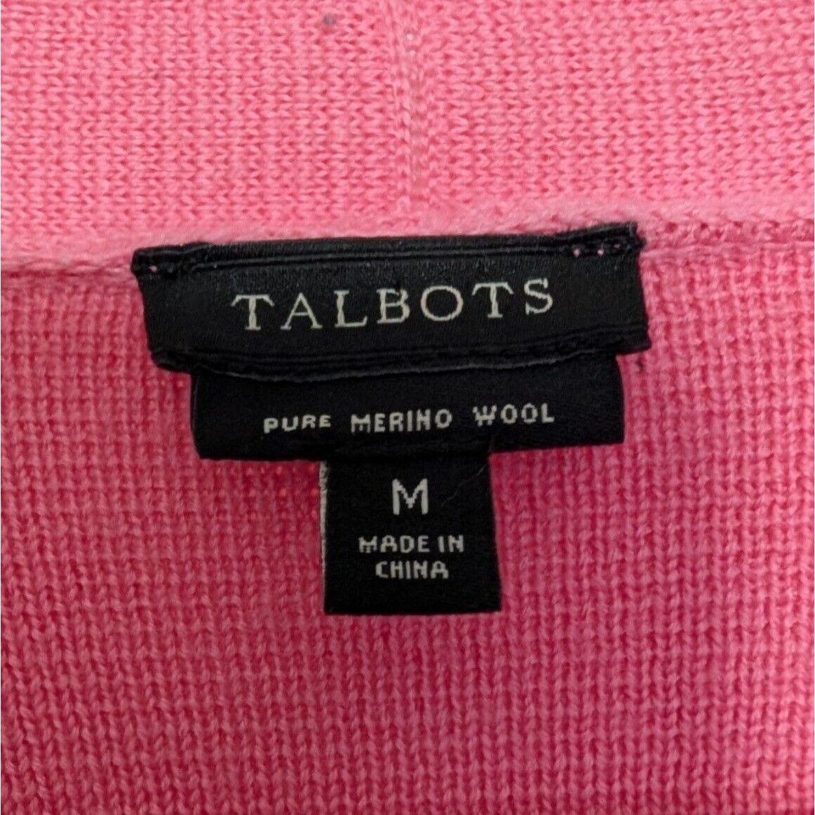 Talbots Talbots Merino Wool Sweater Blazer Womens Size Medium Pink Size M / US 6-8 / IT 42-44 - 6 Thumbnail