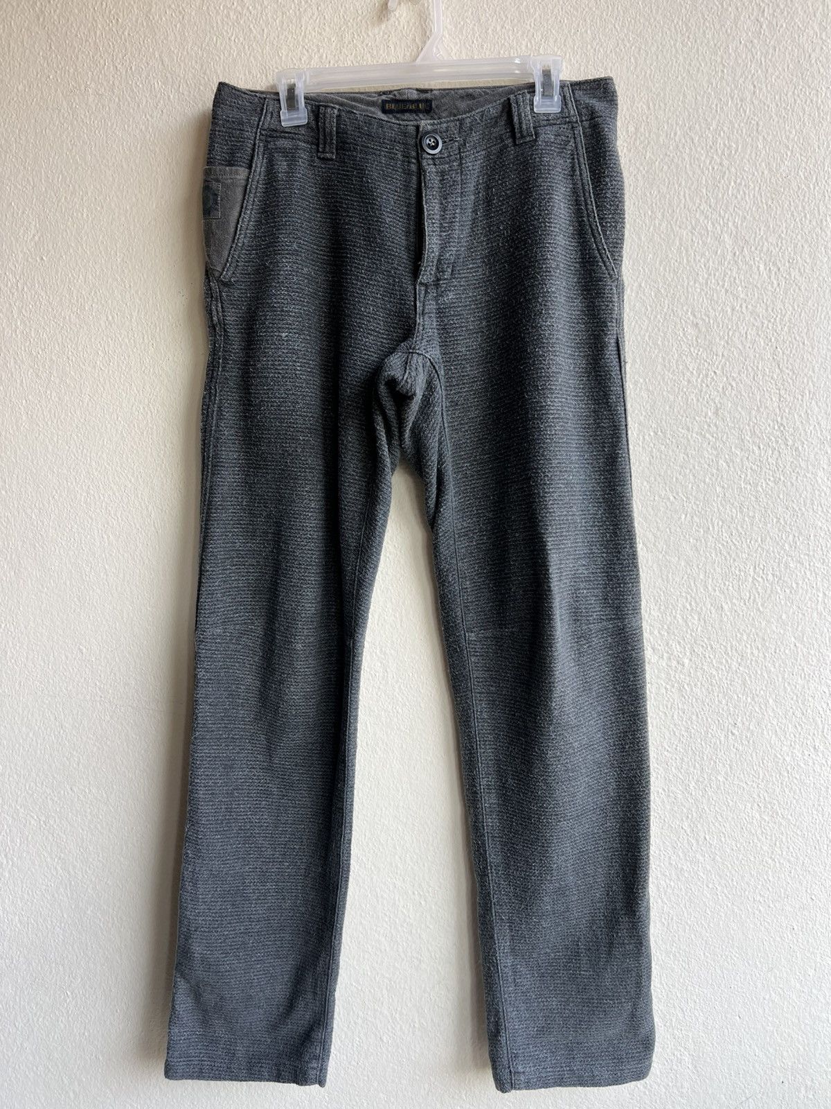 Blue Blue Japan Blue Blue Japan Mother Nature Recycle Fiber Stripes Pant Size US 31 - 2 Thumbnail