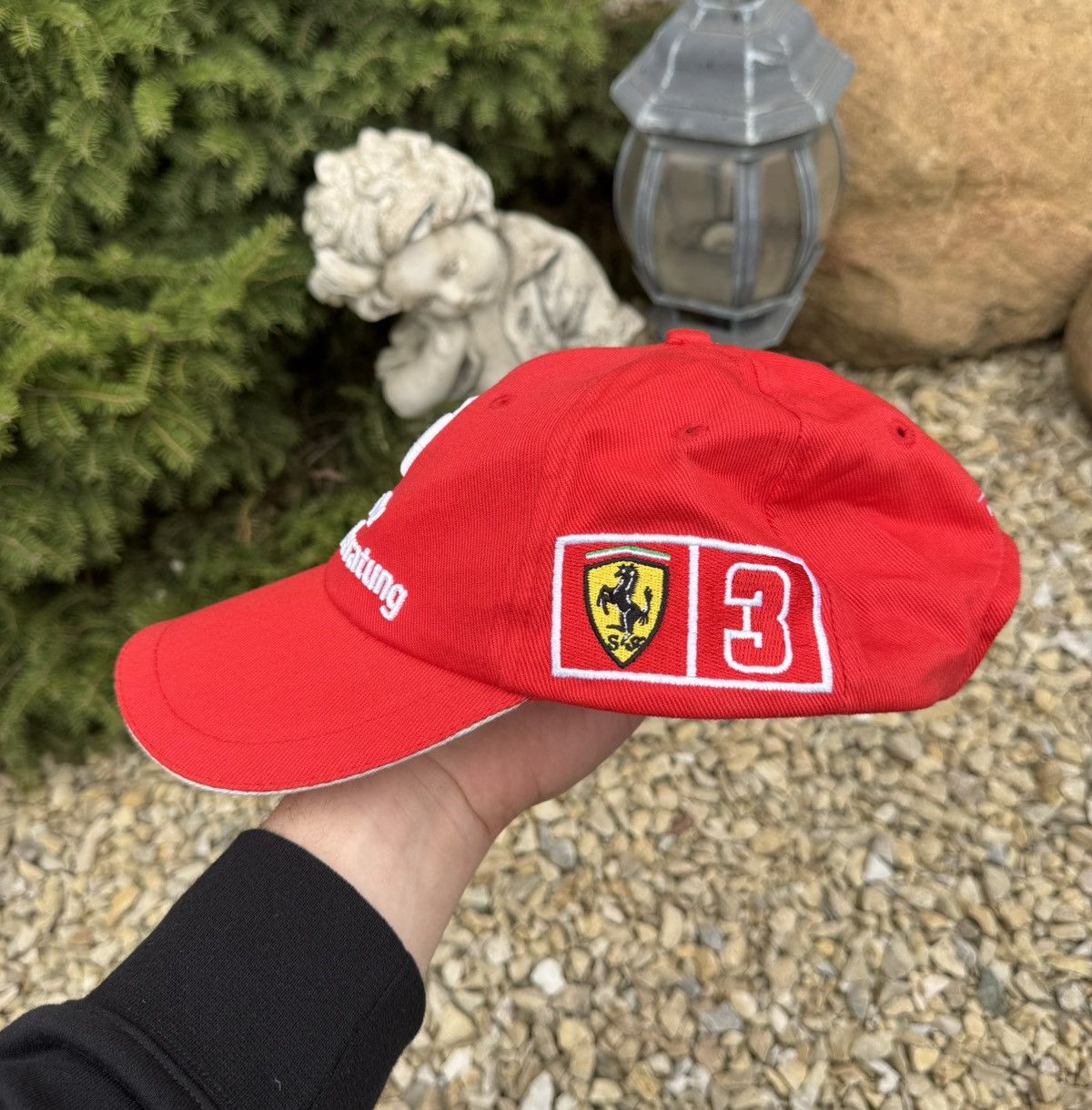 Vintage FERRARI Formula 1 Racing Team Michael Schumacher Cap Hat Size ONE SIZE - 5 Thumbnail