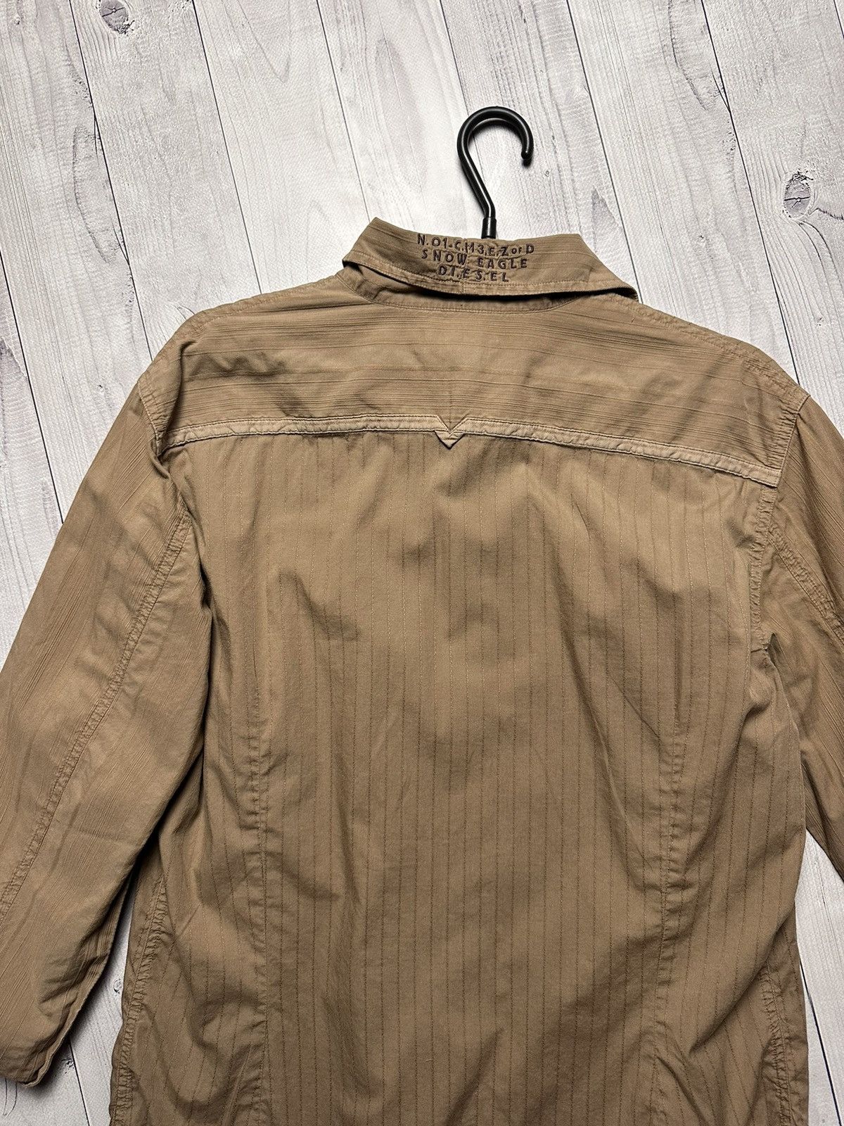 Diesel × Vintage Vintage Diesel shirt brown size M rare Size US M / EU 48-50 / 2 - 7 Thumbnail