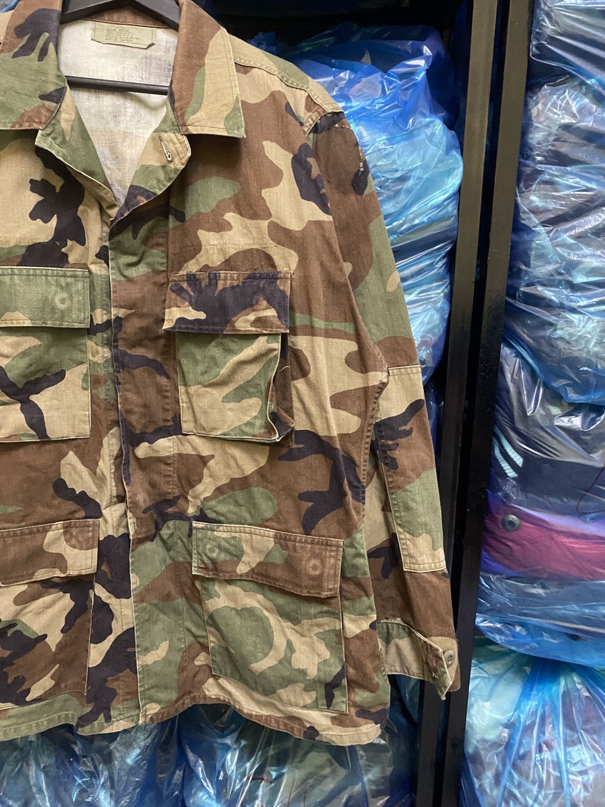 Other Vintage 1996 U.S. Army Woodland Camouflage BDU Combat Jacket Size US M / EU 48-50 / 2 - 4 Thumbnail