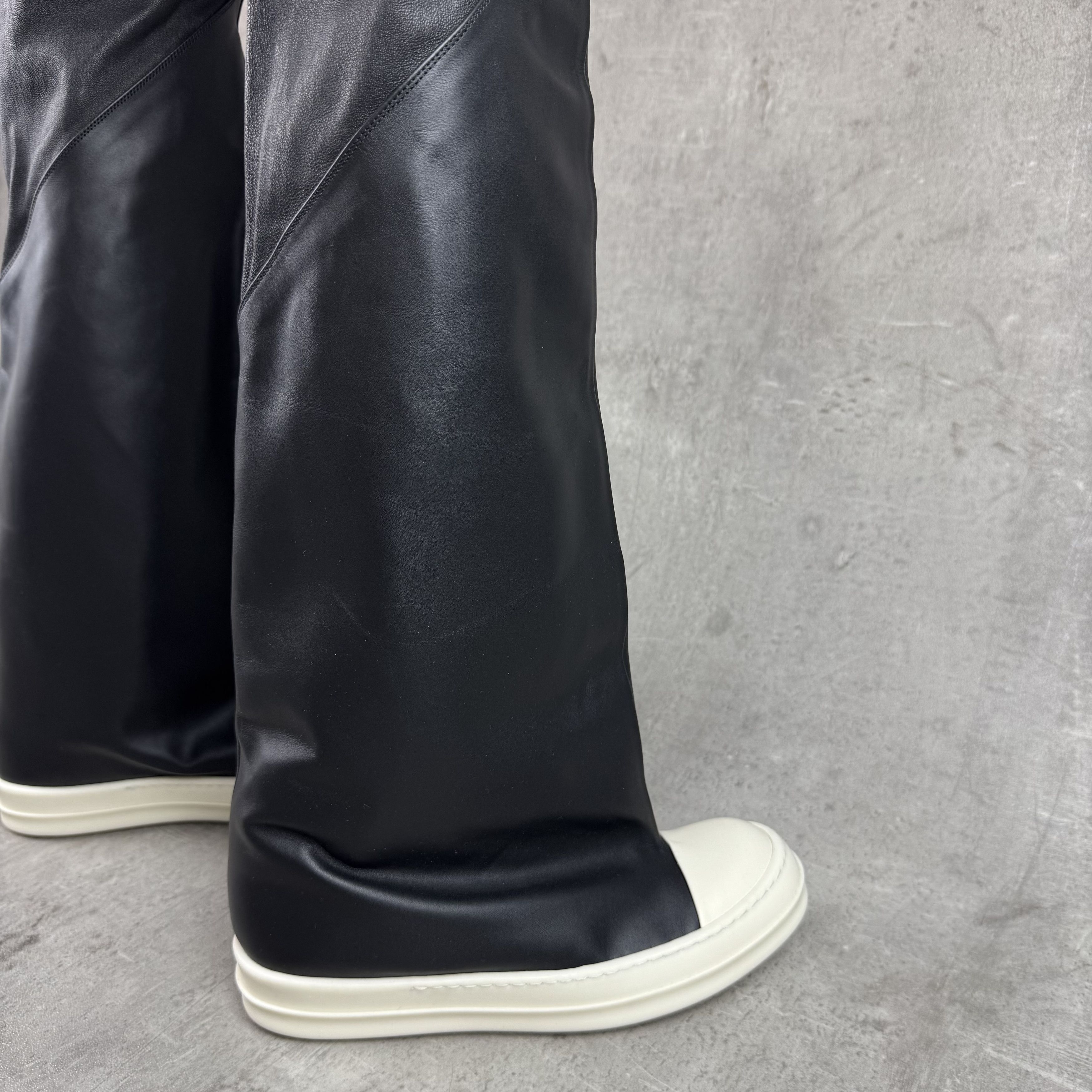 Rick Owens RICK OWENS Oblique Ramones Thigh High Flared Sneakers Boots Size US 8 / EU 41 - 8 Thumbnail