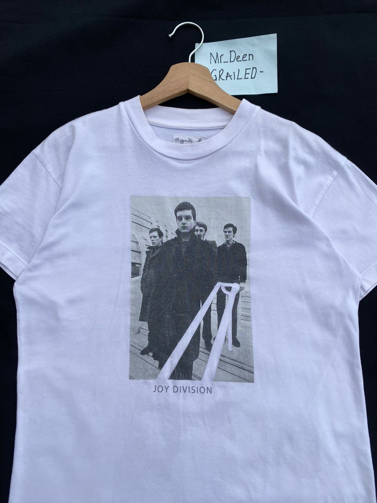 agnes b. Vintage Agnes B. x Joy Division Rare Printed Tshirt Size US L / EU 52-54 / 3 - 1 Thumbnail