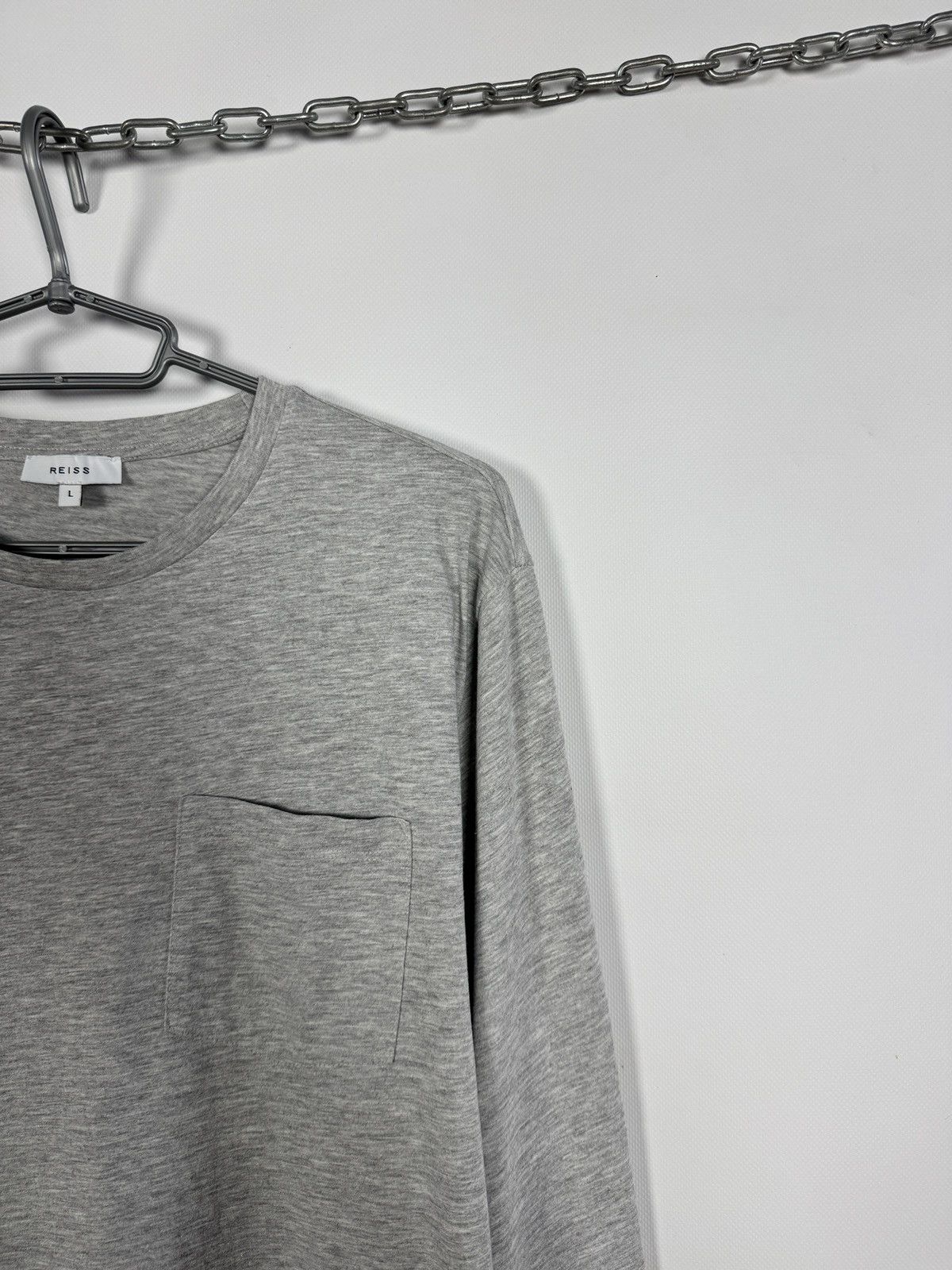 Reiss Reiss Long Sleeve T-Shirt Lightweight Pullover Pocket Size L Size US L / EU 52-54 / 3 - 2 Thumbnail