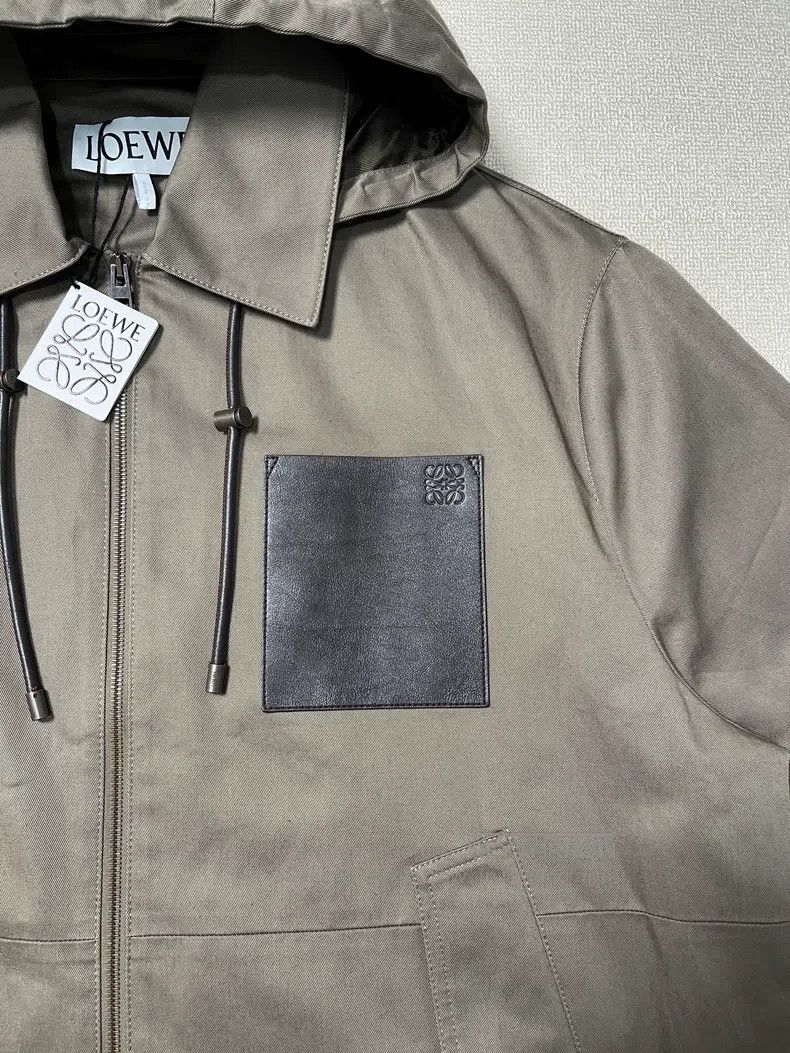 Loewe Loewe FW24 Pure Color Stitched Flip-Top Pocket Loose Jacke Size US M / EU 48-50 / 2 - 2 Thumbnail