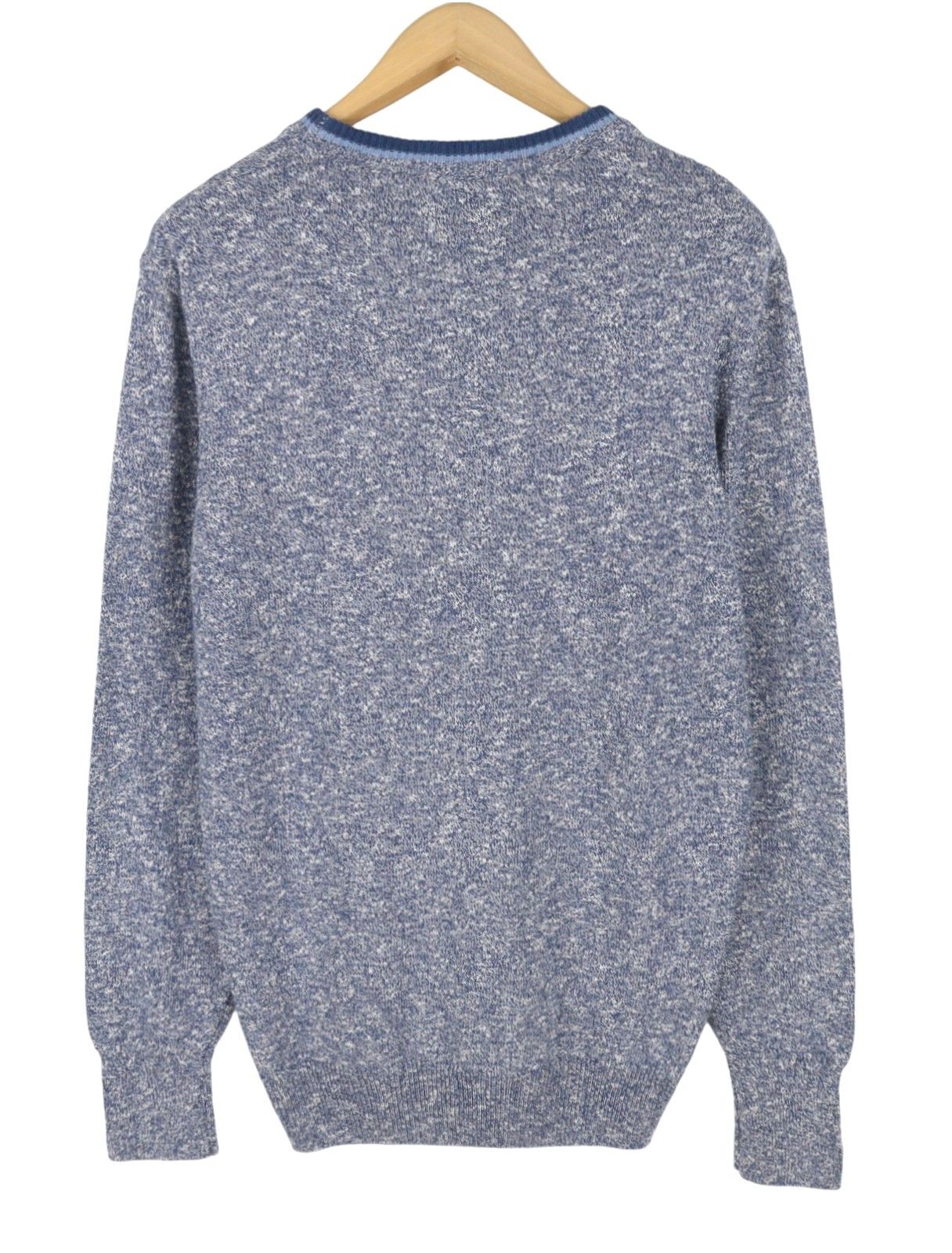 Scotch & Soda M Blue Melange Crew Neck Tight Knit Pull On Jumper 91032 Size US M / EU 48-50 / 2 - 4 Thumbnail