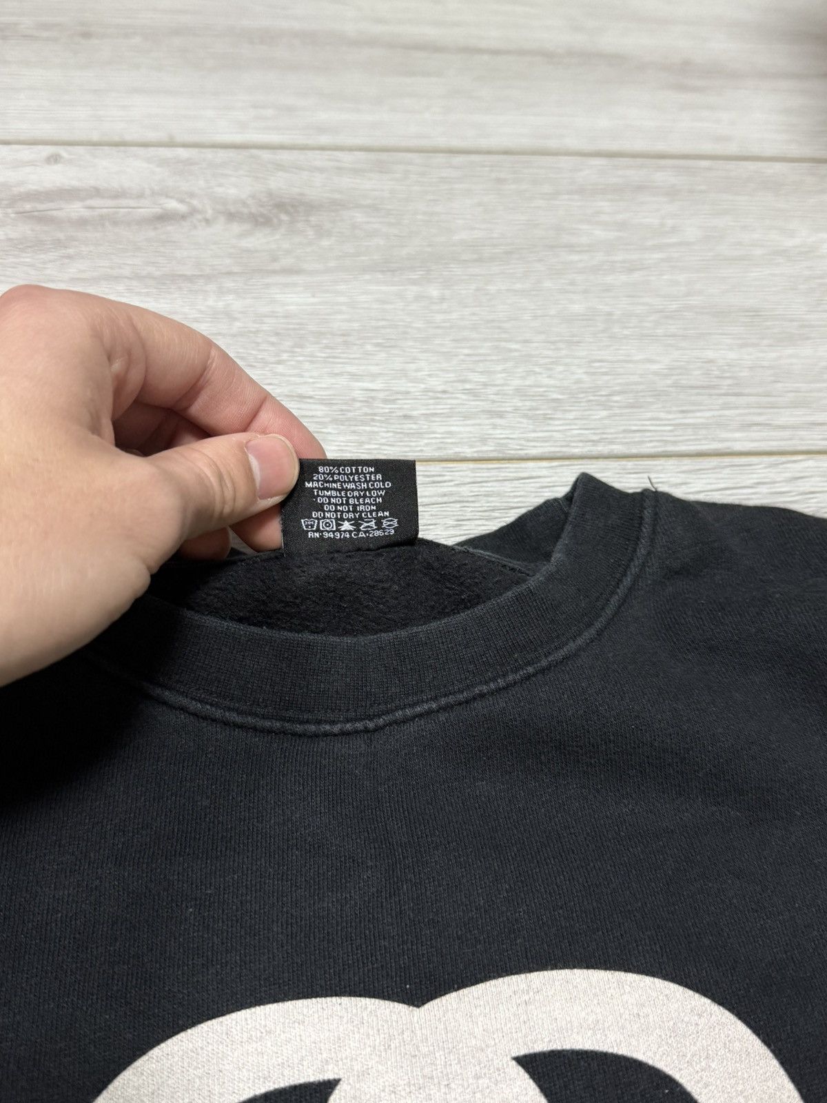 Stussy Stussy made jn USA SS Big logo tape vintage sweatshirt Size US S / EU 44-46 / 1 - 5 Thumbnail