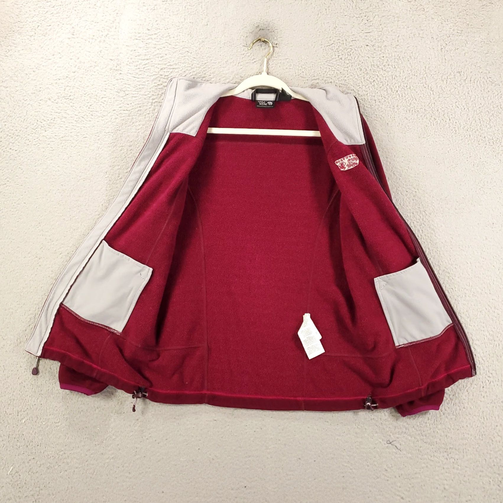 Mountain Hardwear Mountain Hardwear Jacket Womens Small Maroon Fleece Long Sleeve Zip Pocket Regular Size S / US 4 / IT 40 - 2 Thumbnail