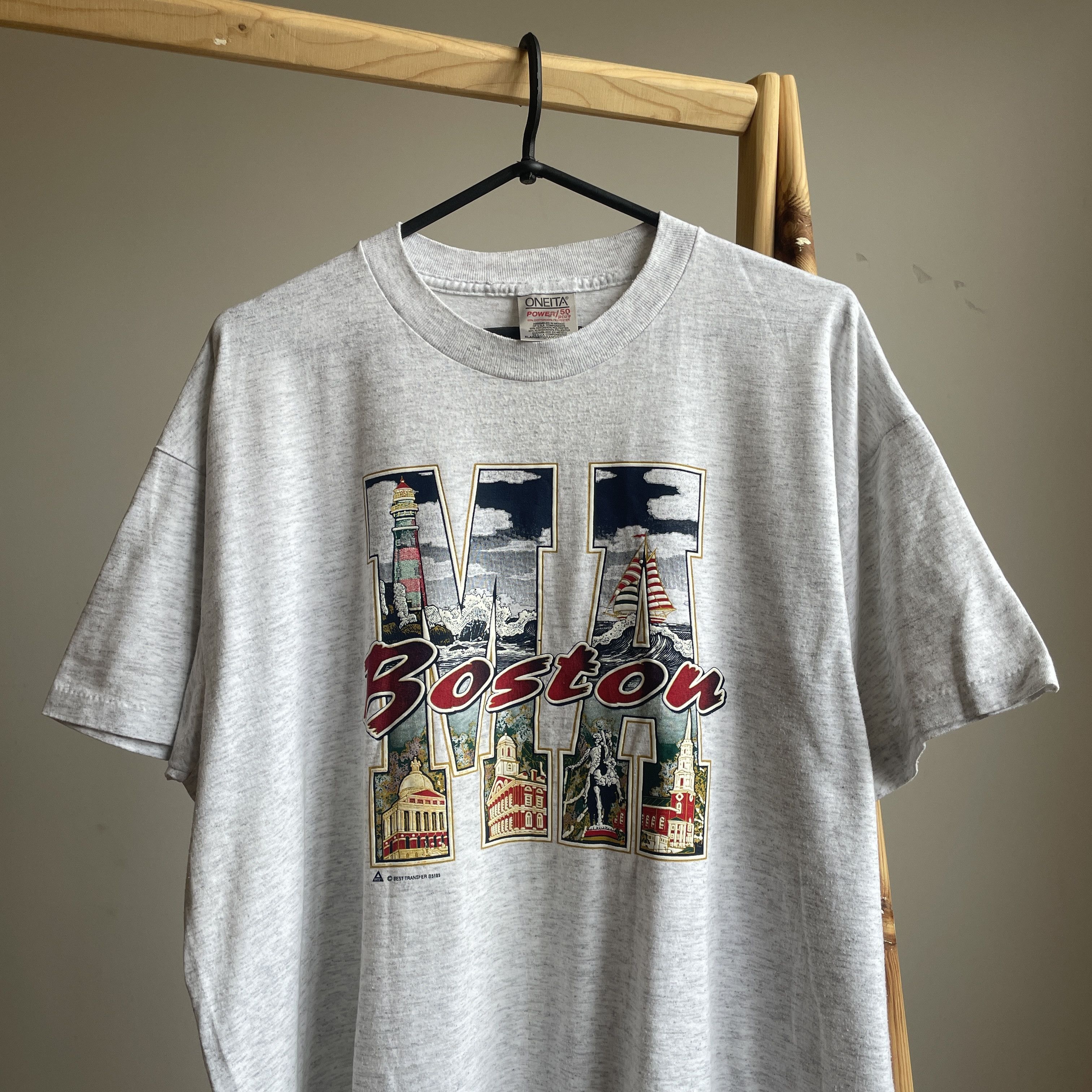 Vintage Boston Vintage 90's Single Stitch T-Shirt Size XL Size US XL / EU 56 / 4 - 3 Thumbnail