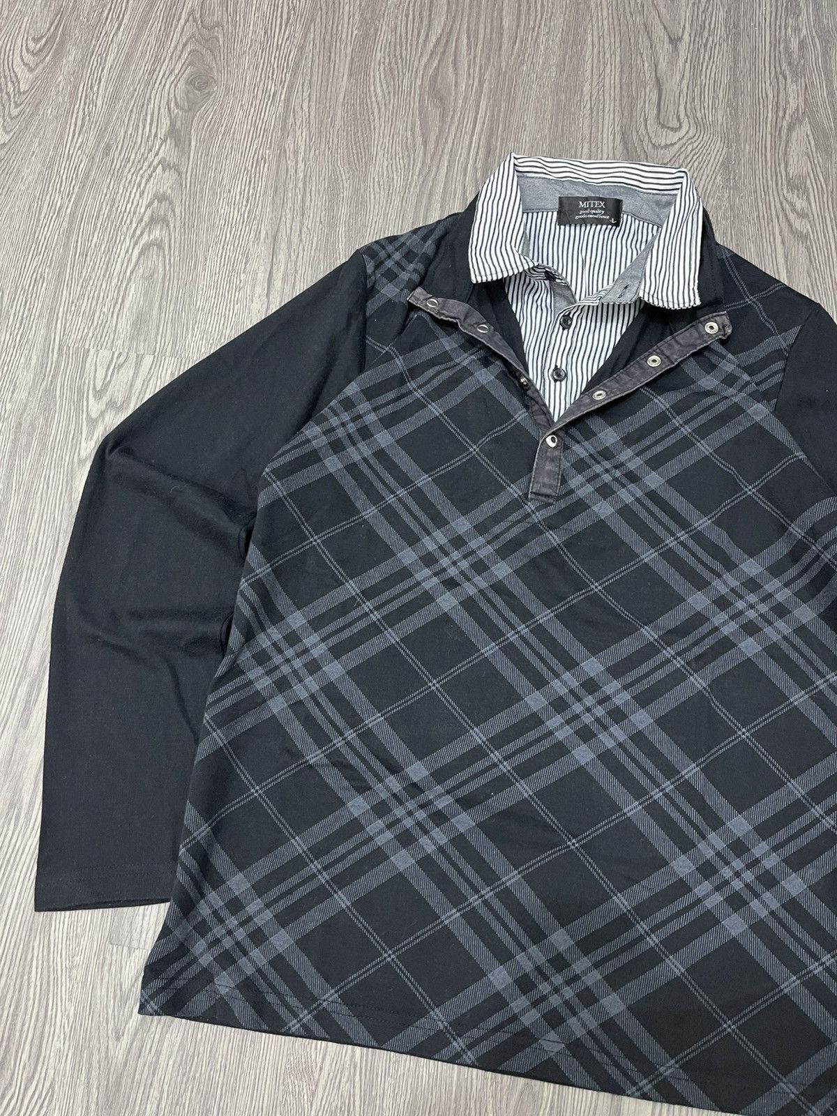14th Addiction 🇯🇵Y2k Mitex British Mode Casual Double Layer Size US L / EU 52-54 / 3 - 2 Thumbnail