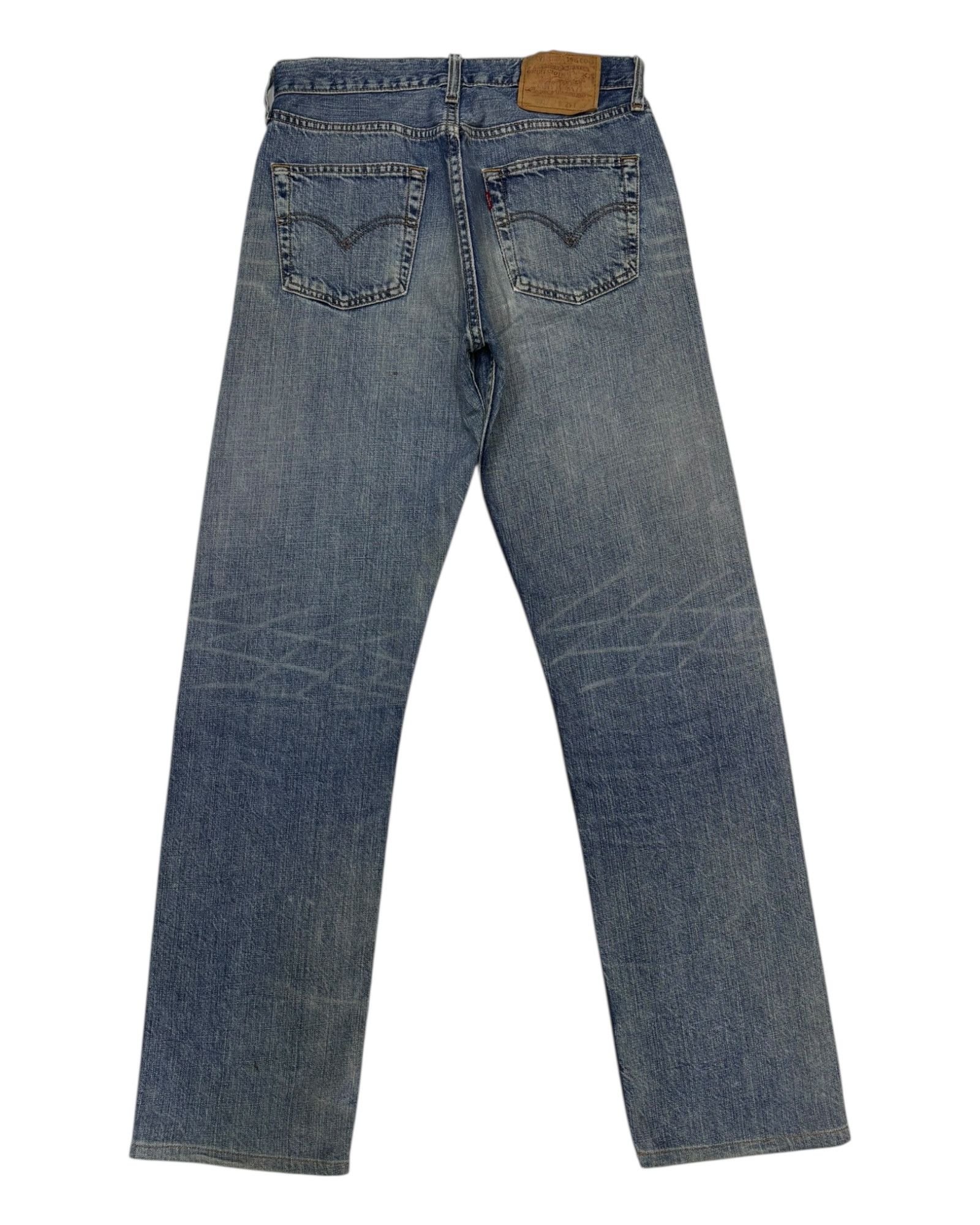 Levi's Vintage Levis 501 Distressed Denim Faded Jean Size US 29 - 8 Thumbnail