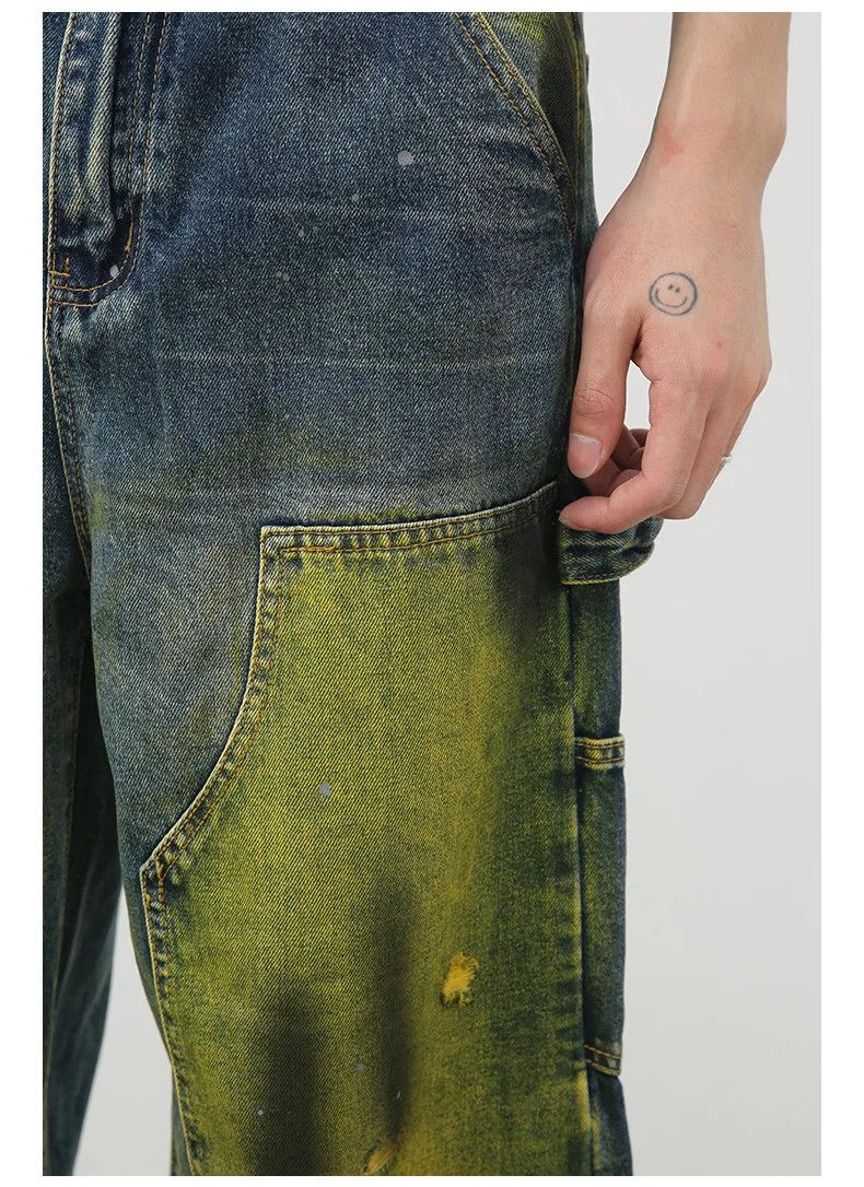 Japanese Brand × Vintage Mid-Waist Baggy Distressed Ripped Jeans Size US 30 / EU 46 - 2 Thumbnail